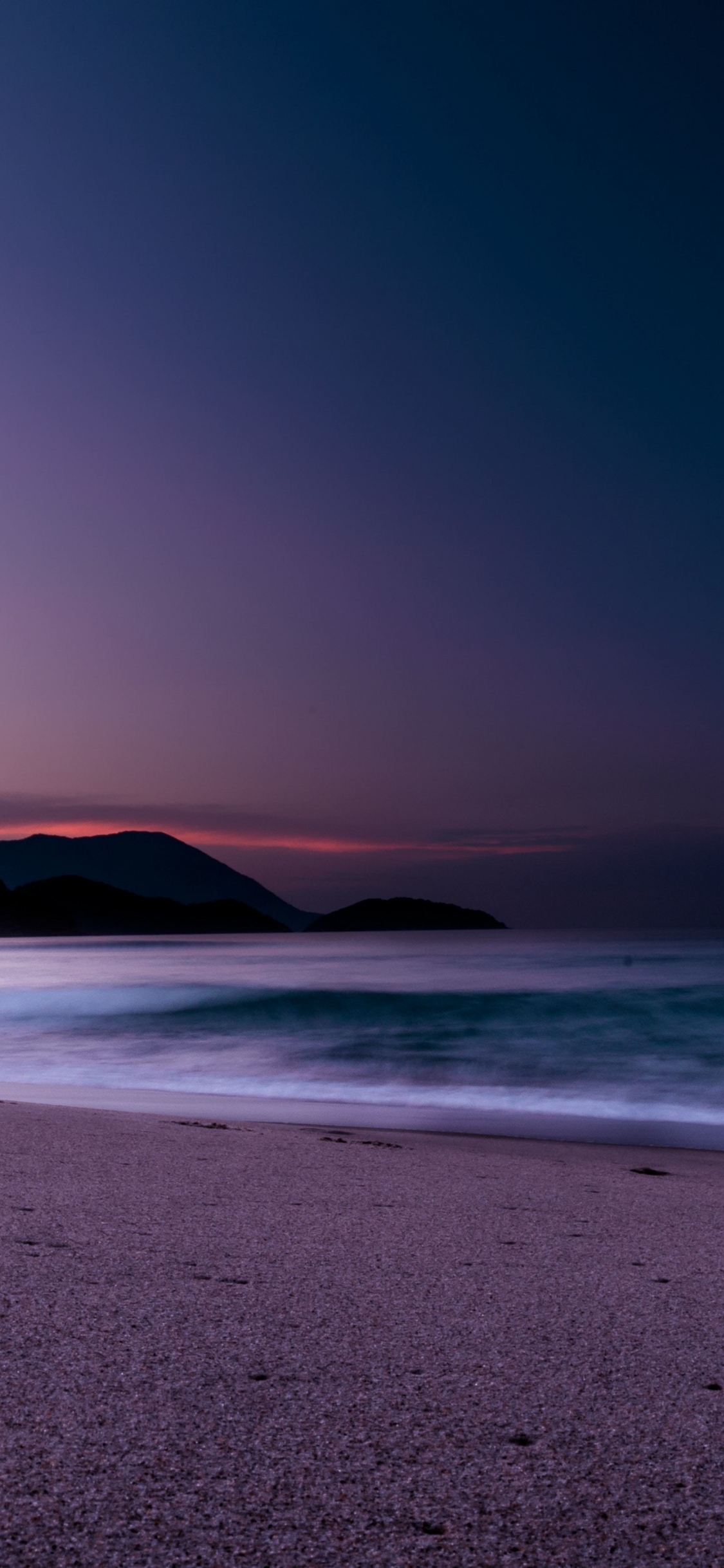 Beach Sunset Purple Wallpapers