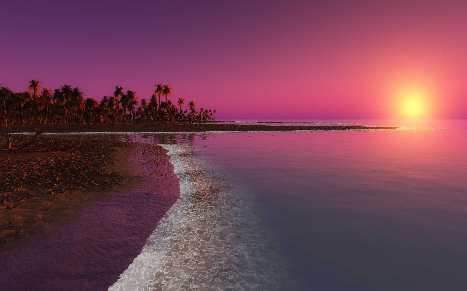 Beach Sunset Wallpapers