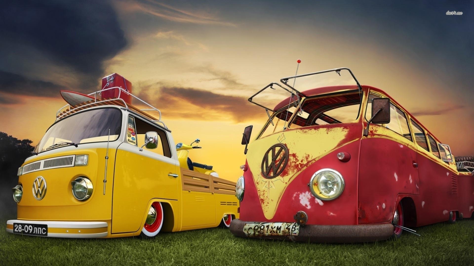 Beach Vw Van Wallpapers