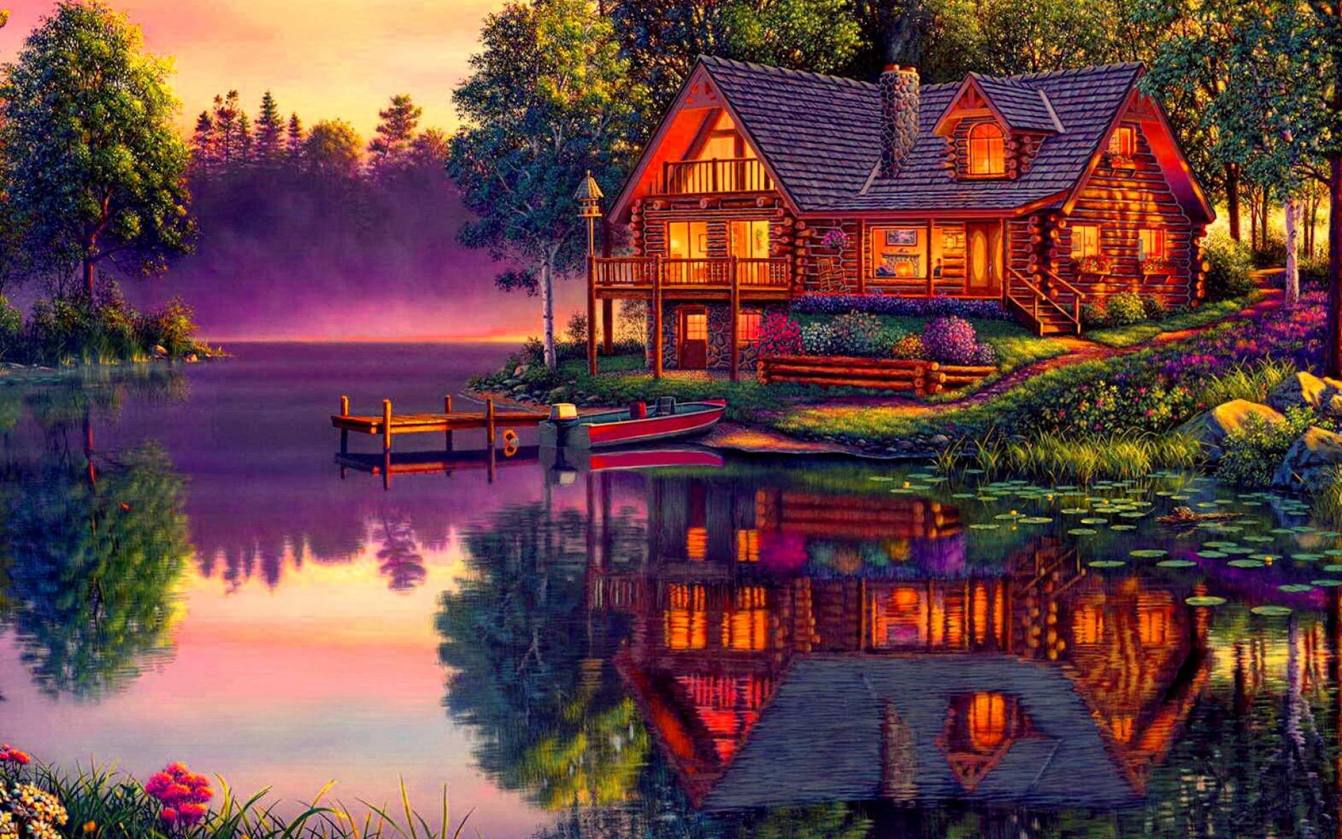 Beautiful Artistic Lake Wallpapers