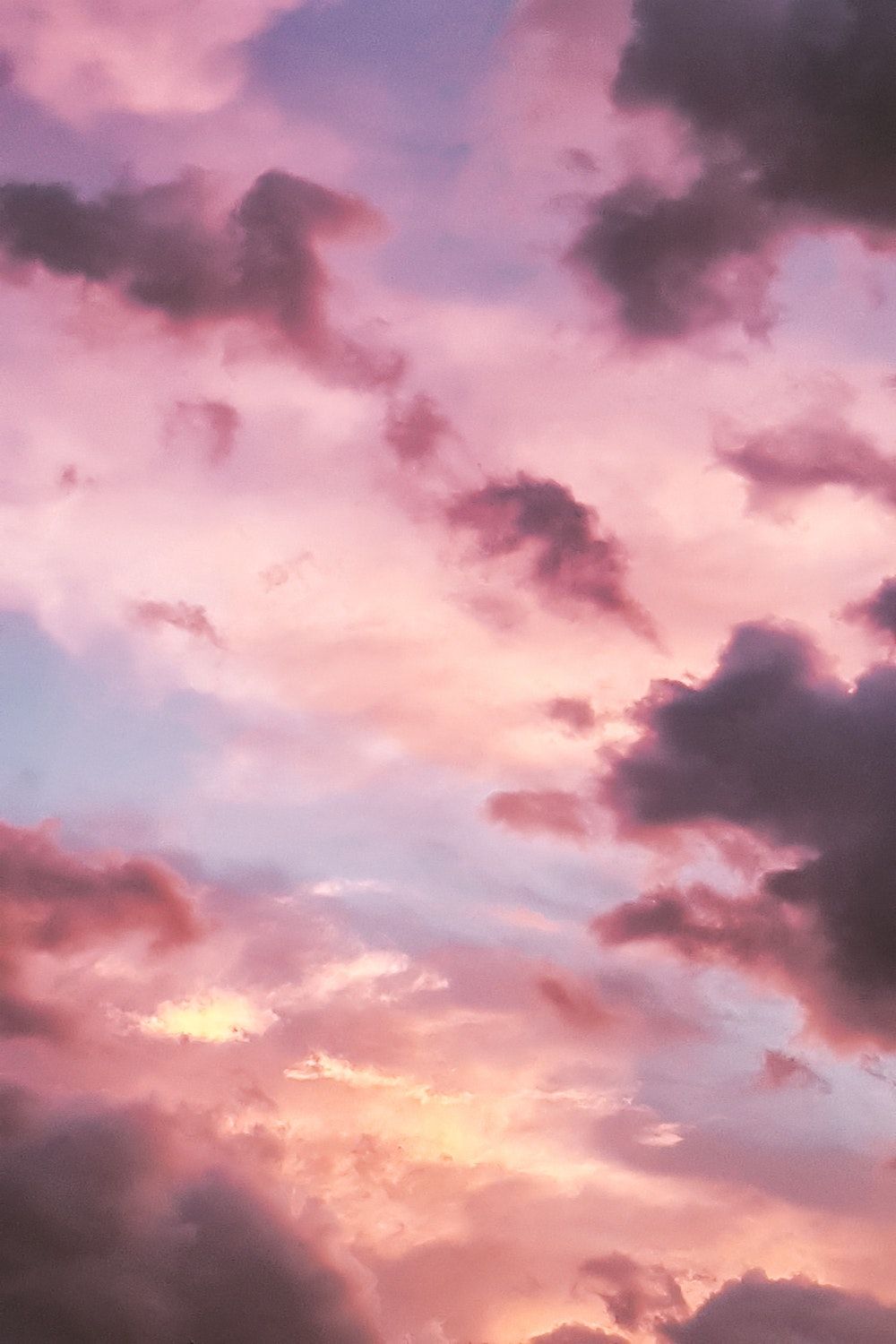 Beautiful Pink Sunset Evening Wallpapers