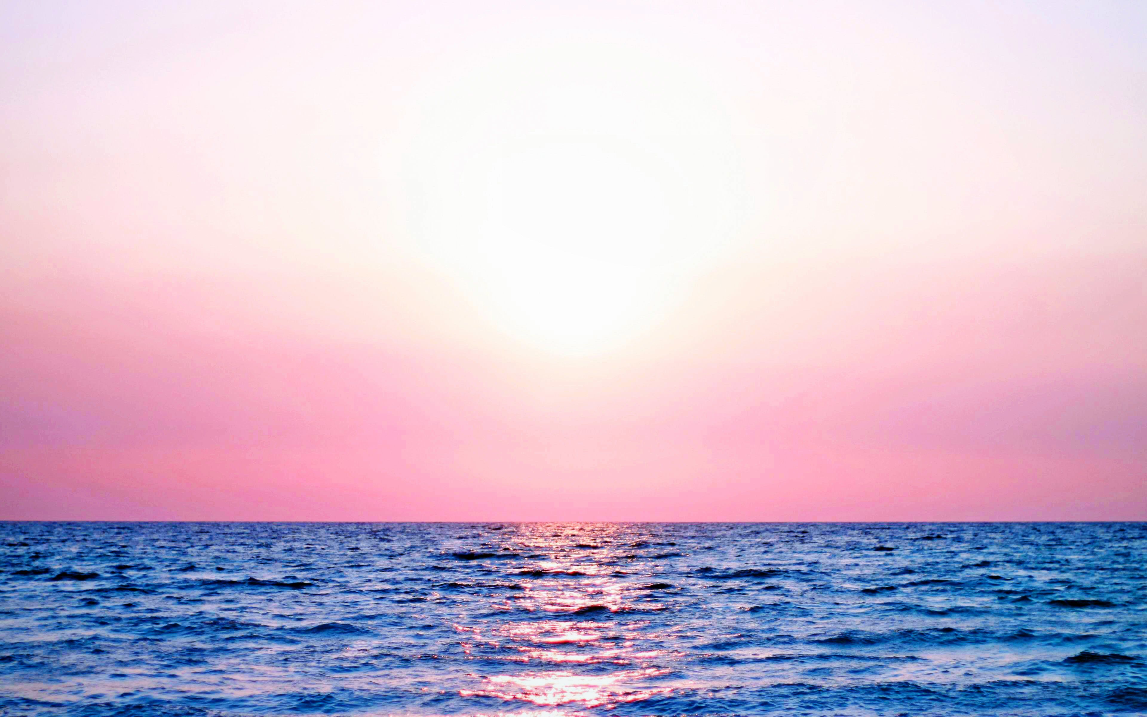 Beautiful Pink Sunset Evening Wallpapers