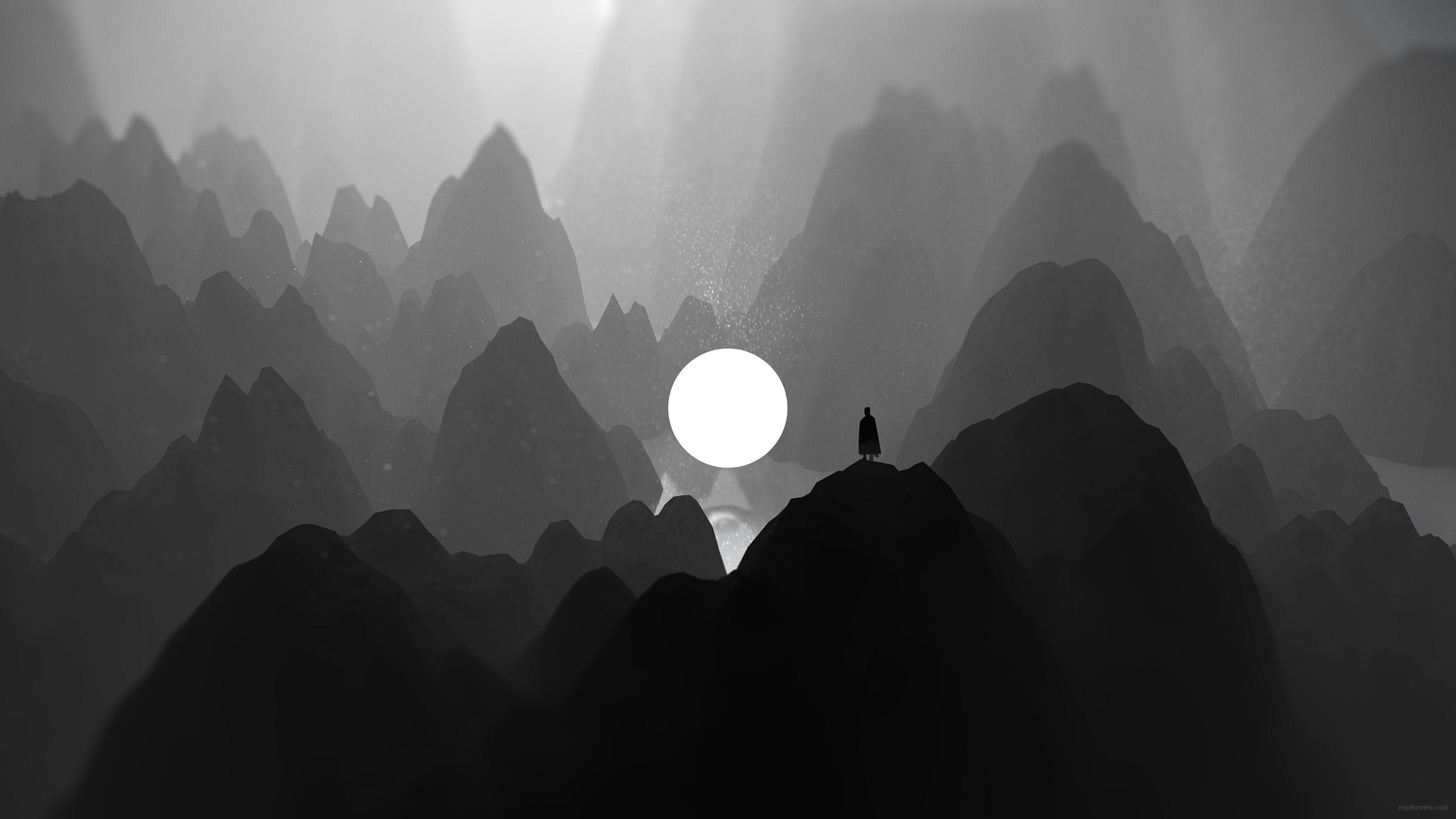 Black And White Mountain Wallpapers