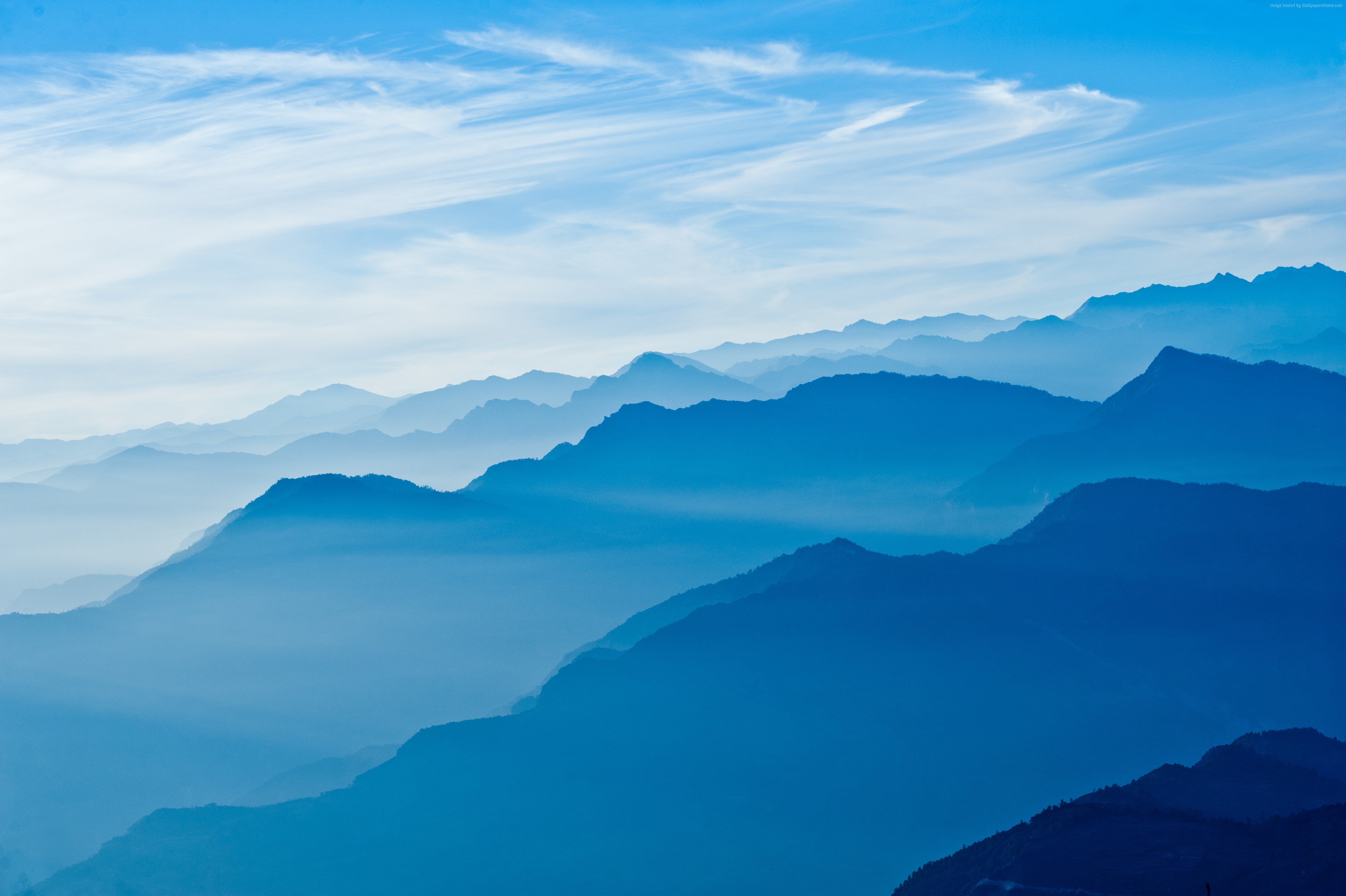 Blue Mountains And Clouds Wallpapers