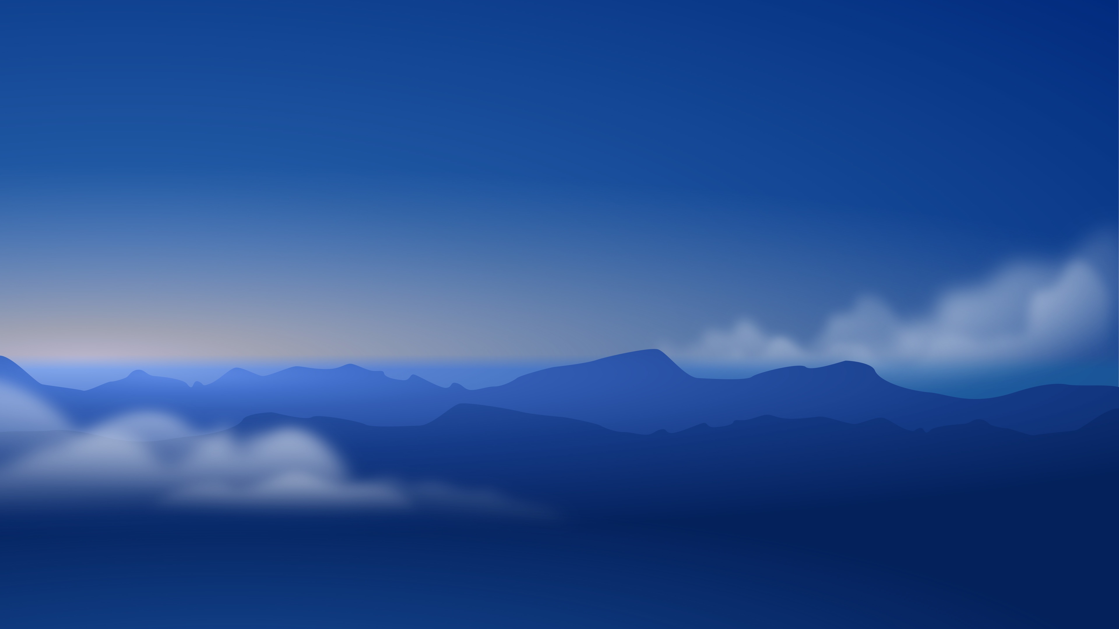 Blue Mountains And Clouds Wallpapers