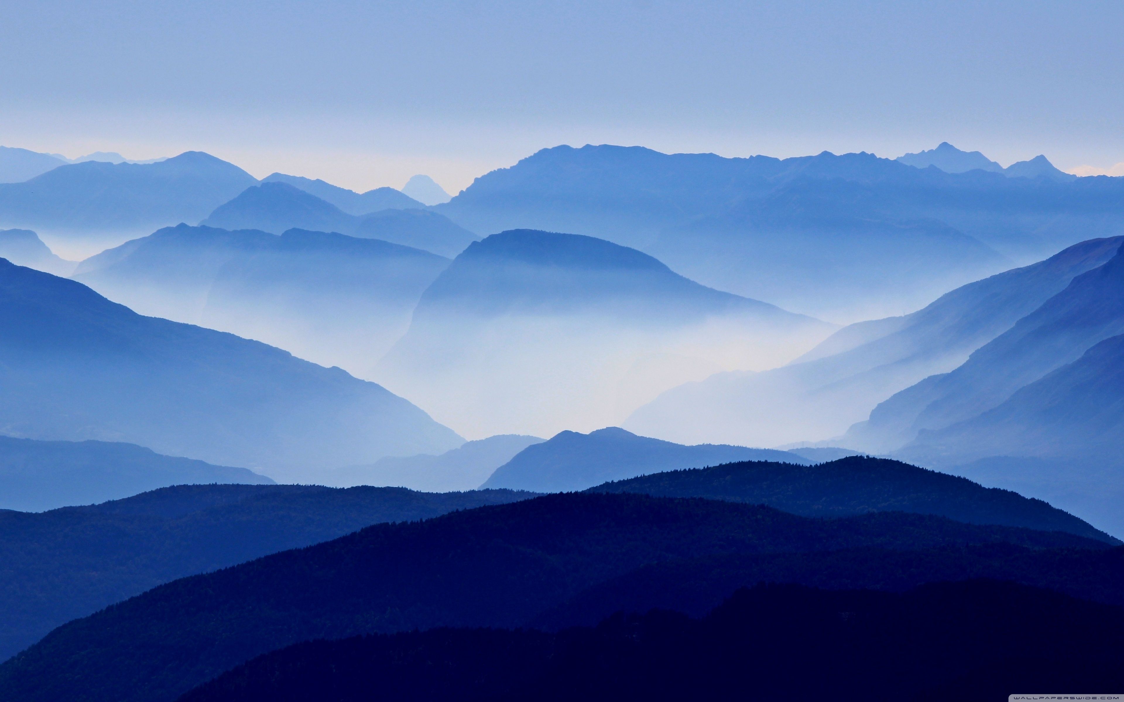 Blue Mountains And Sky Wallpapers