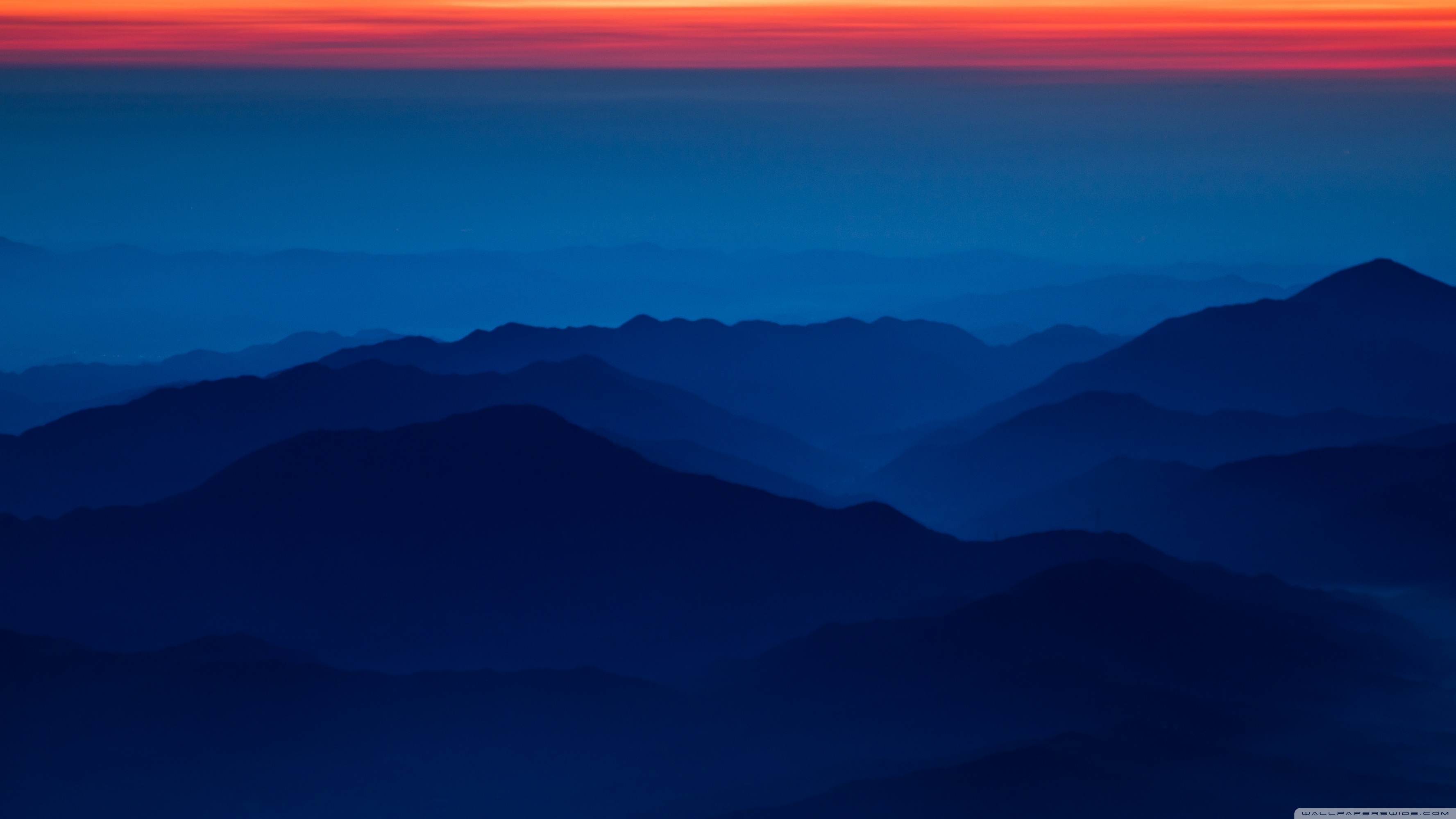 Blue Mountains And Sky Wallpapers