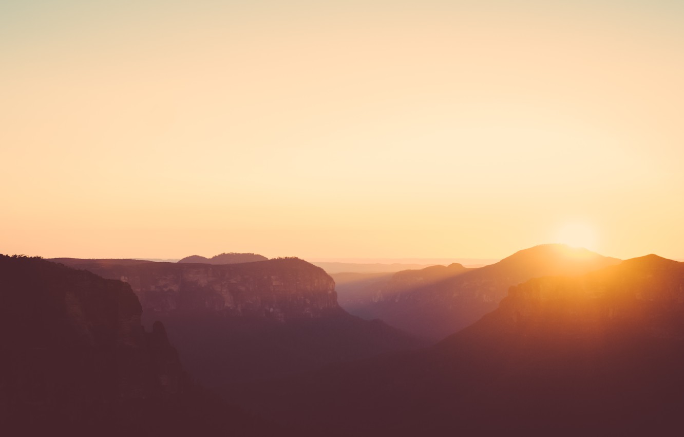 Blue Mountains And Sky Wallpapers