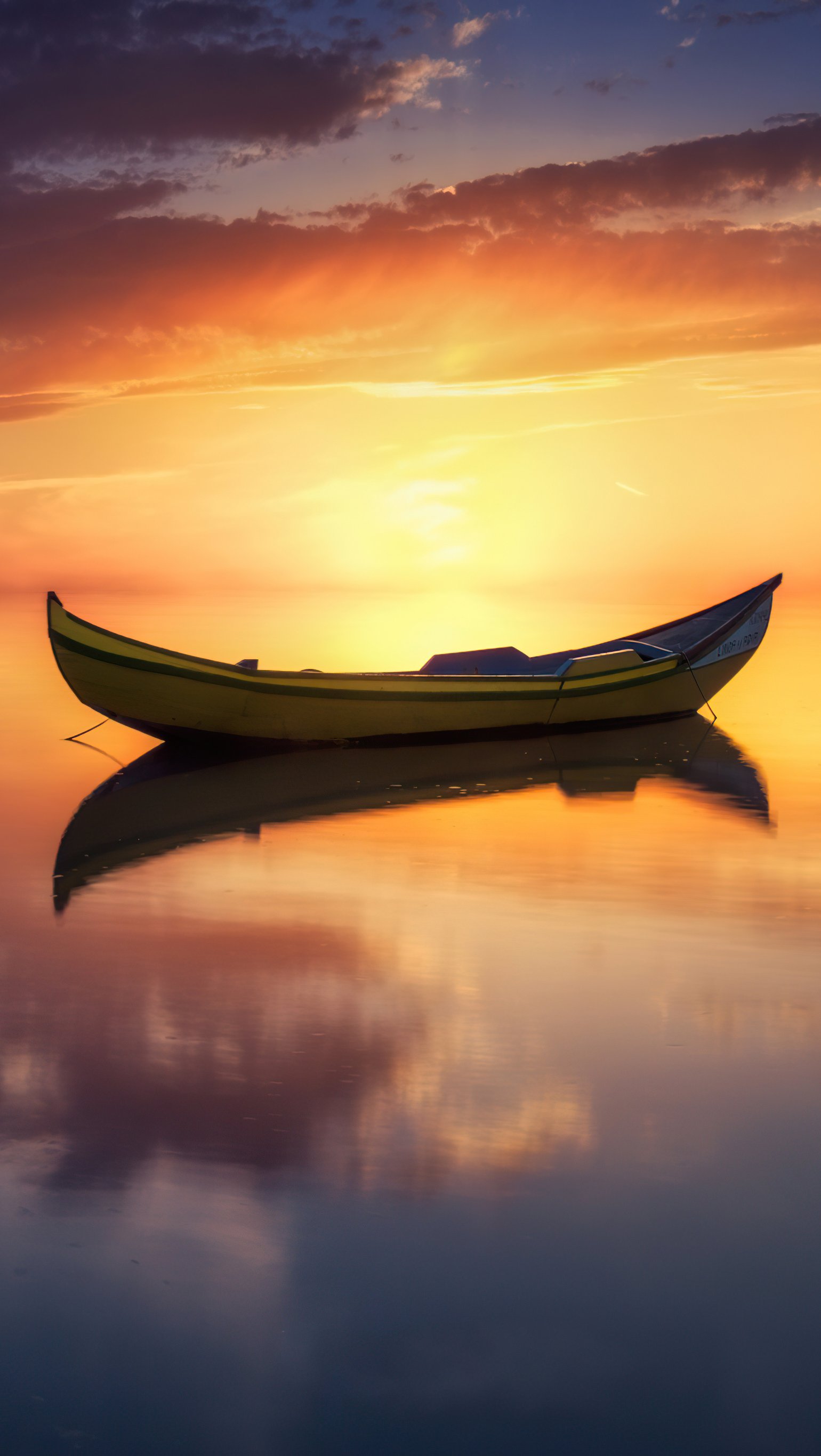 Boating And Sunset Wallpapers