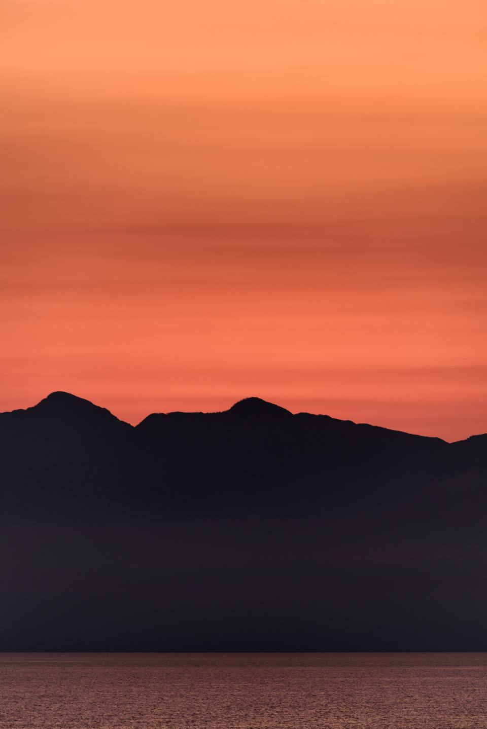 Calm Sunset Mountains Wallpapers