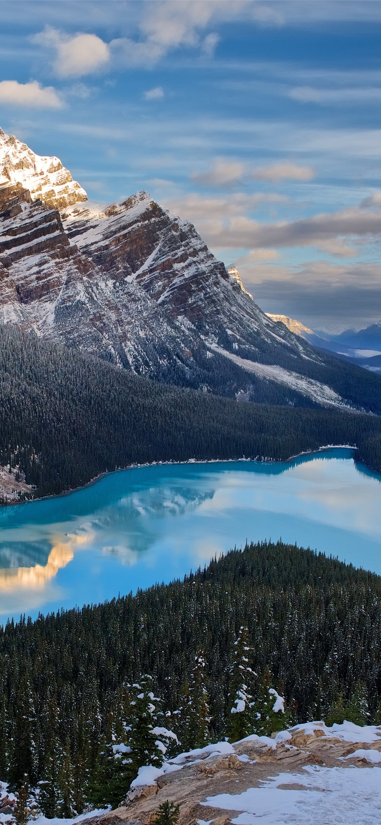 Canada Canadian Rockies In Winter Wallpapers