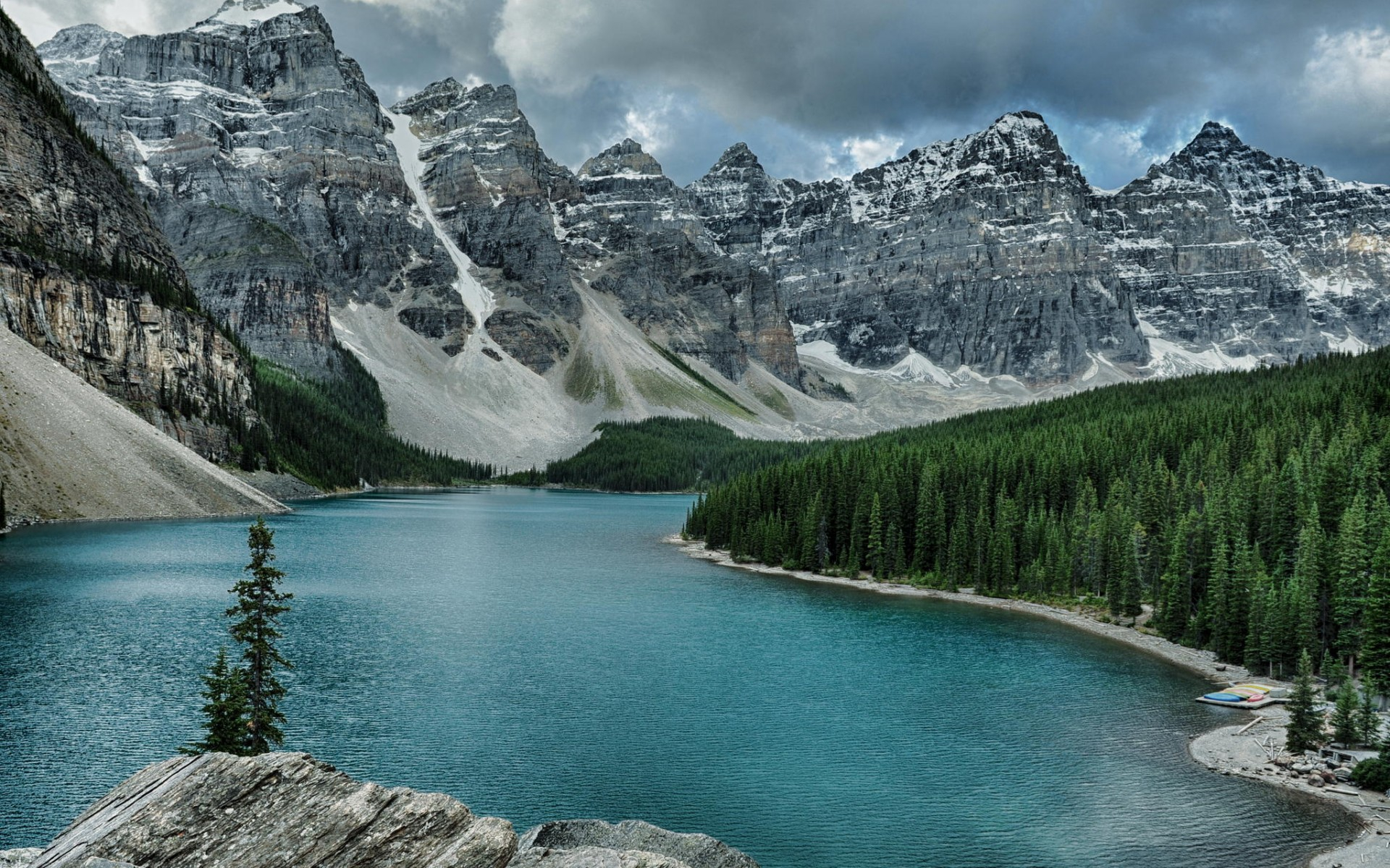 Canada Canadian Rockies In Winter Wallpapers