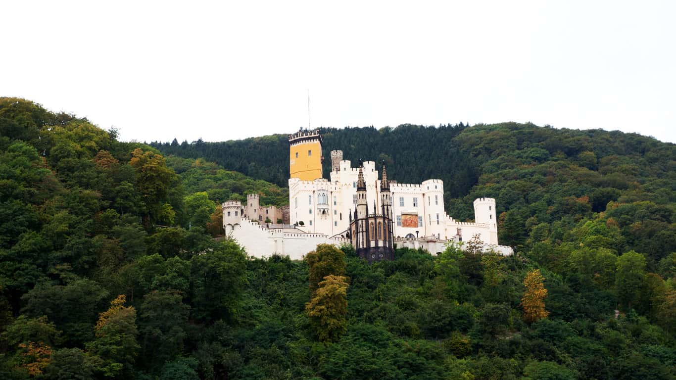 Castle In The Forest Top Of Mountains Wallpapers