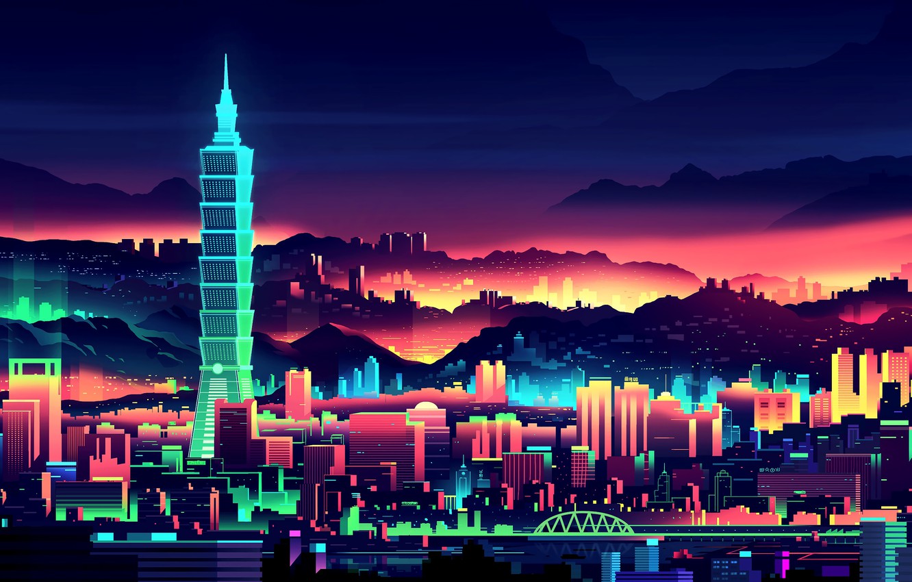 City View Draw Wallpapers