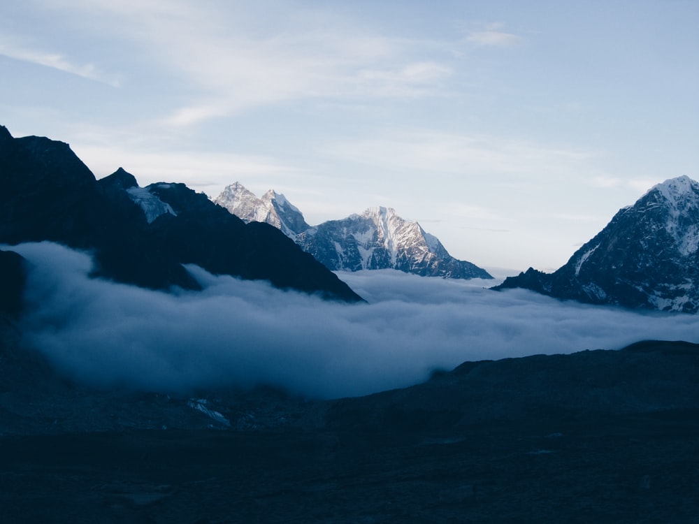 Clouds Mountains Peaks Wallpapers