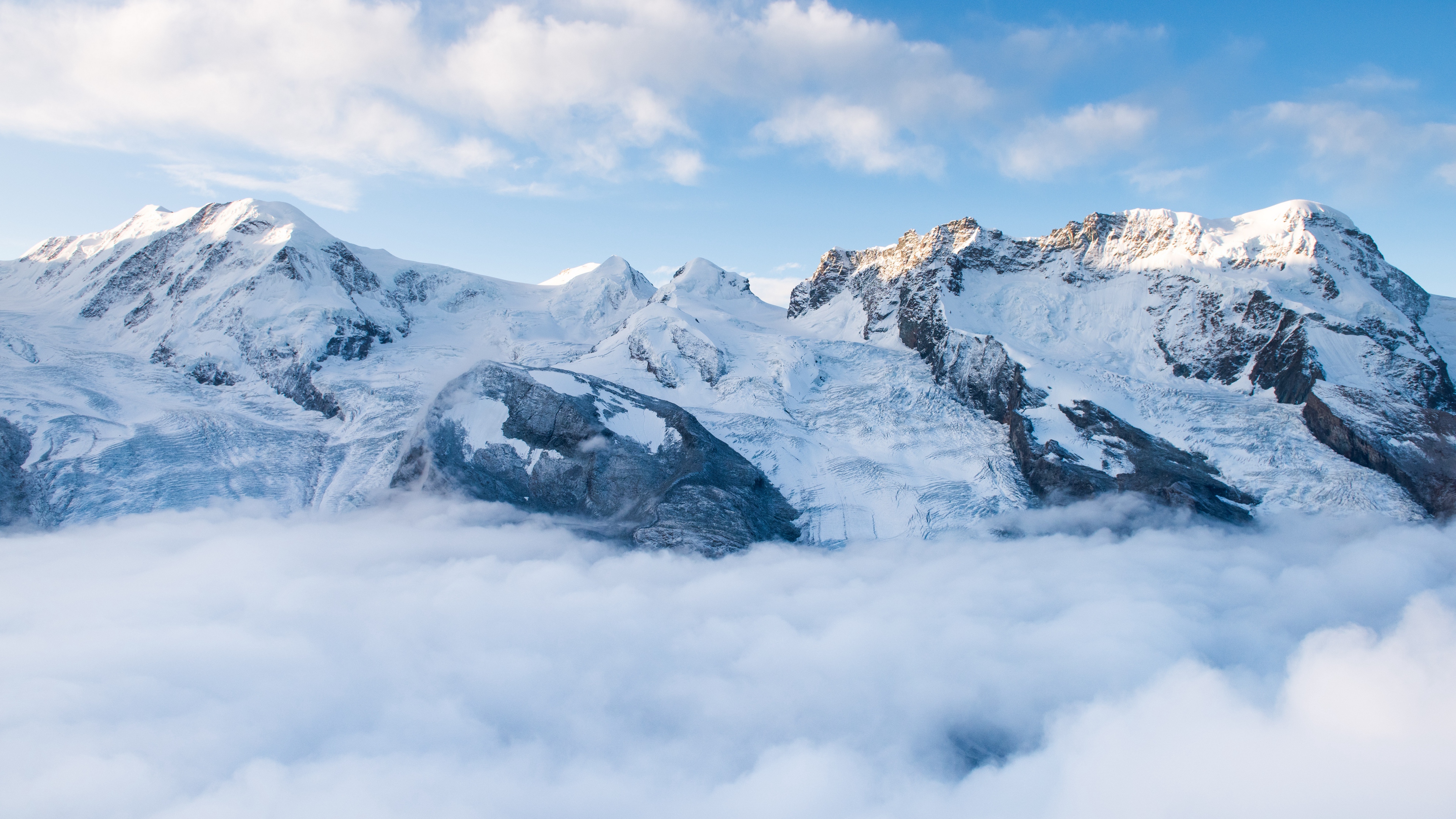 Clouds Mountains Peaks Wallpapers