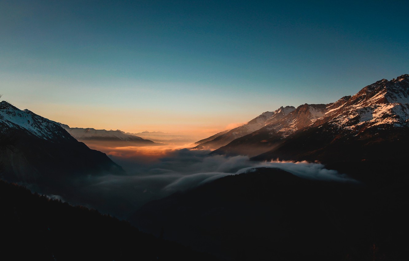 Clouds Nature Mountains Wallpapers