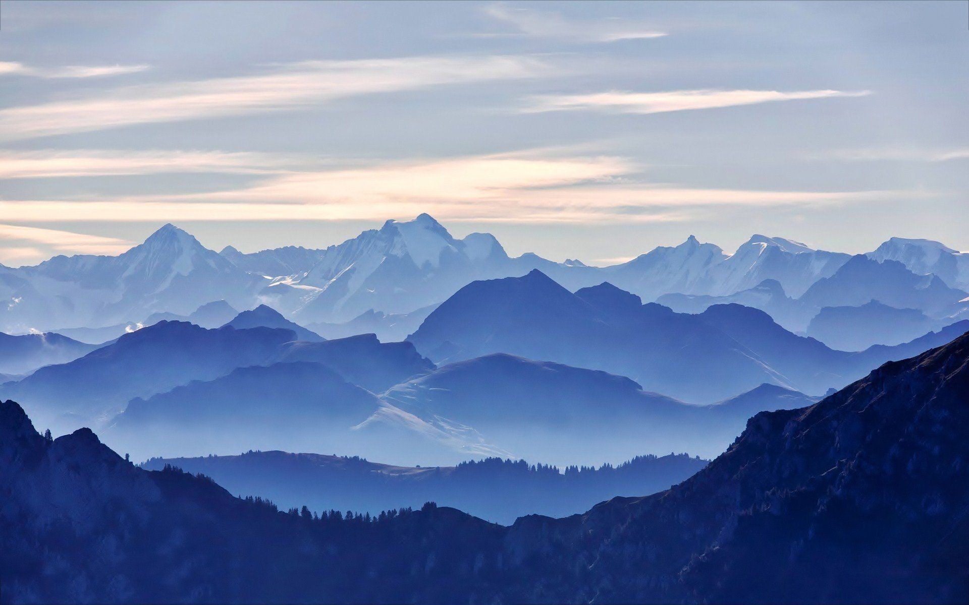 Clouds Nature Mountains Wallpapers