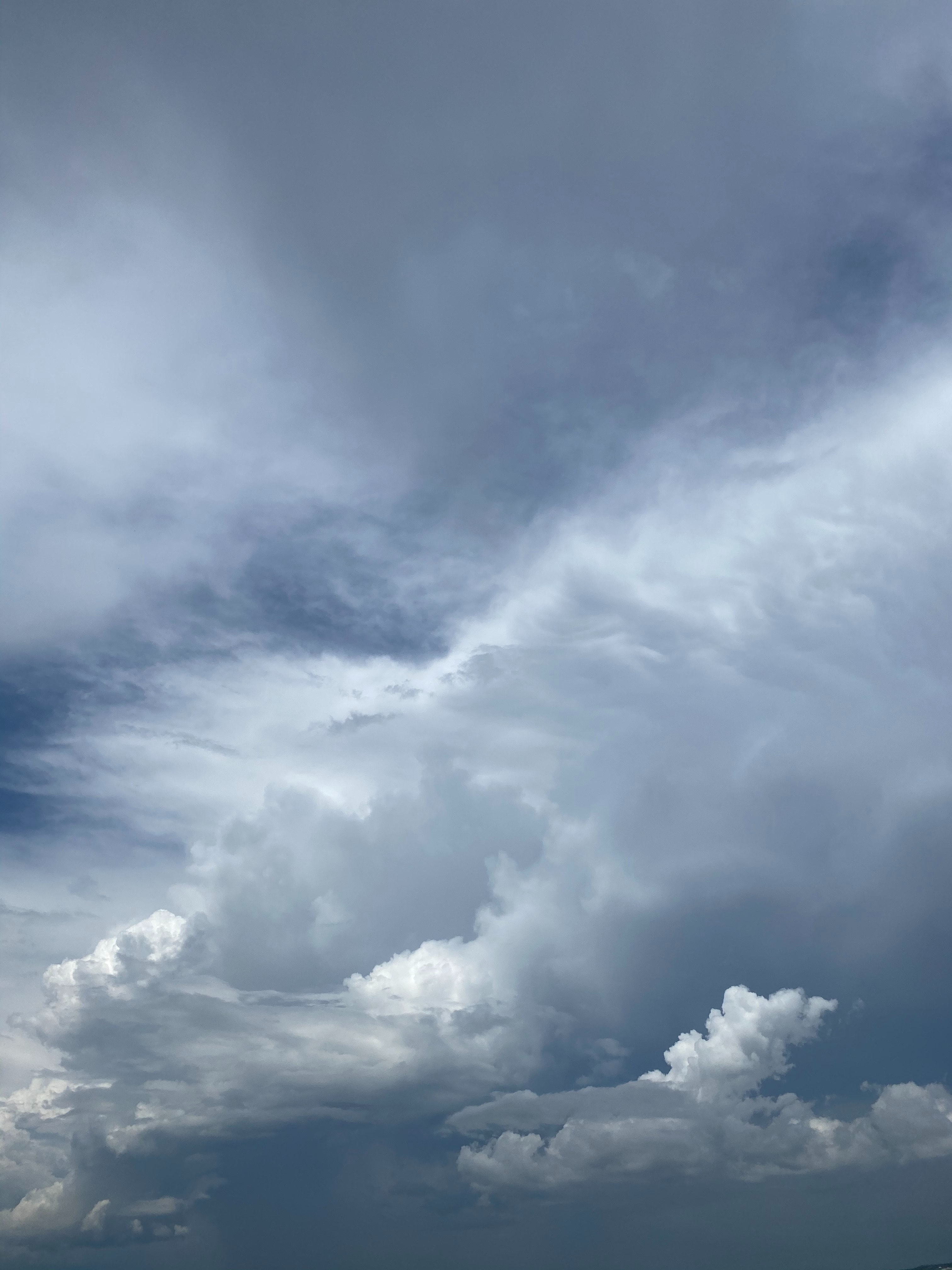 Cloudy Coastline Ocean Horizon Wallpapers