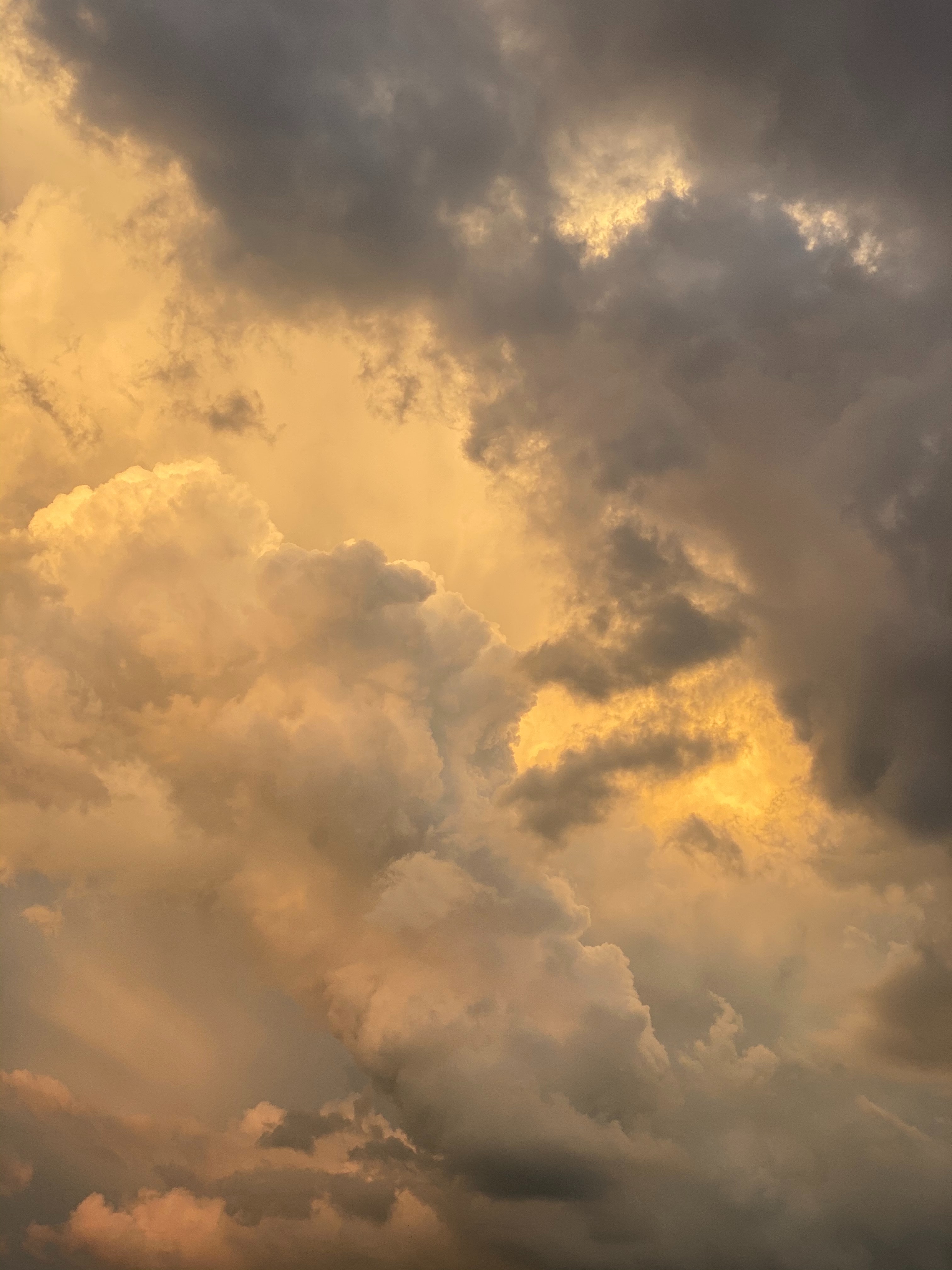 Cloudy Coastline Ocean Horizon Wallpapers