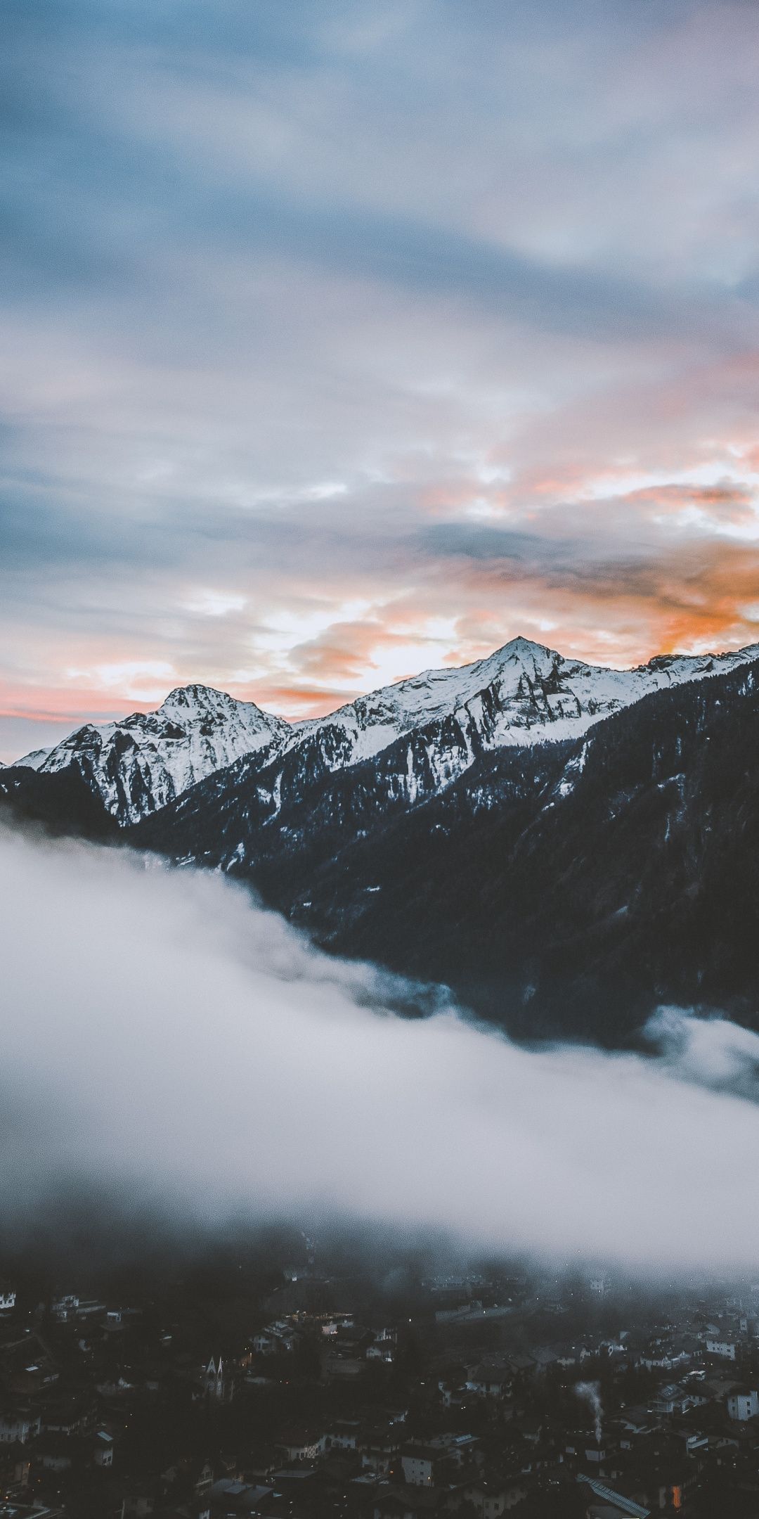 Cloudy Mountain Peak Wallpapers