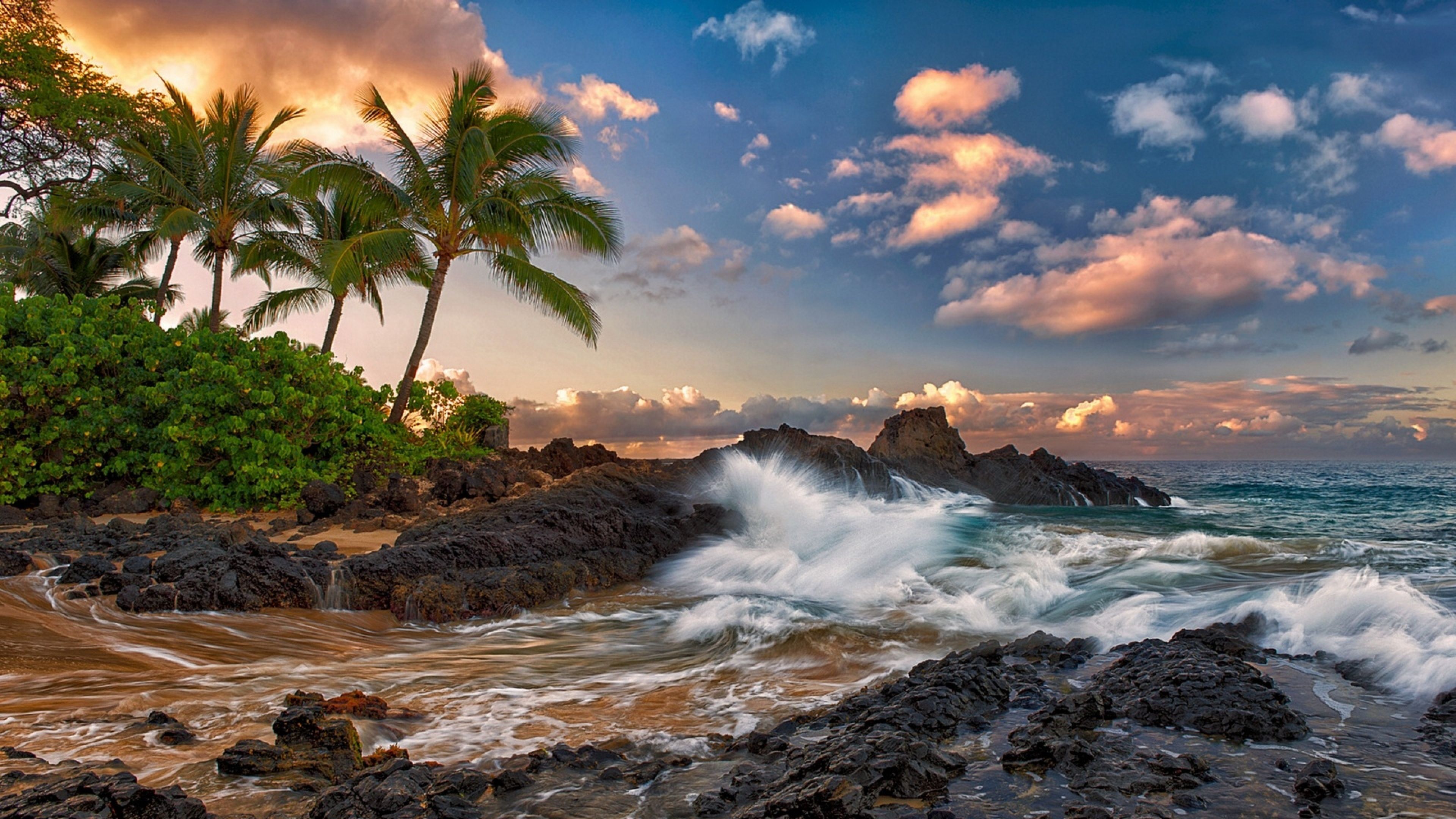 Coastline 4K Hawaii Wallpapers