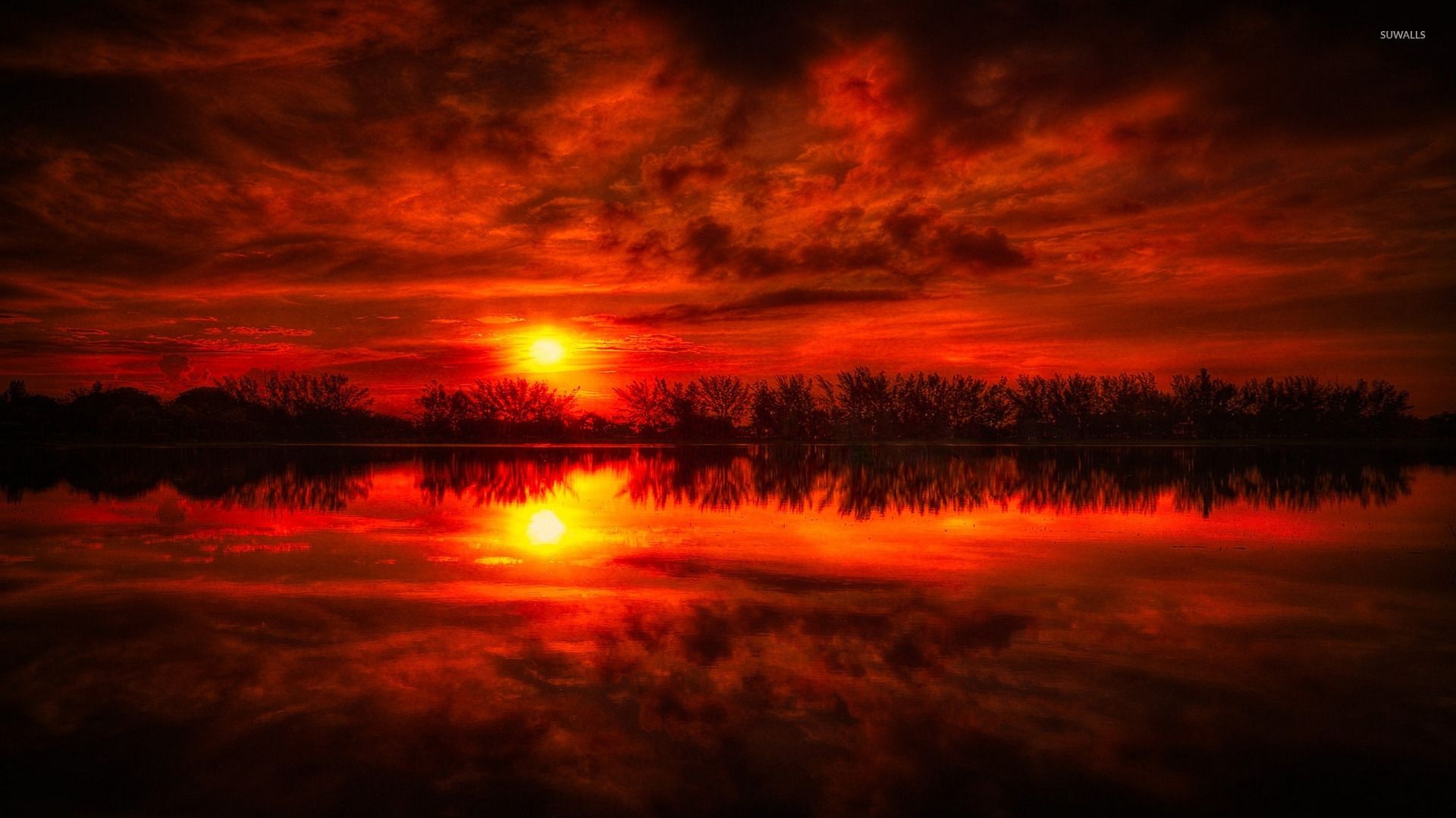 Colorful Red Sunset Wallpapers