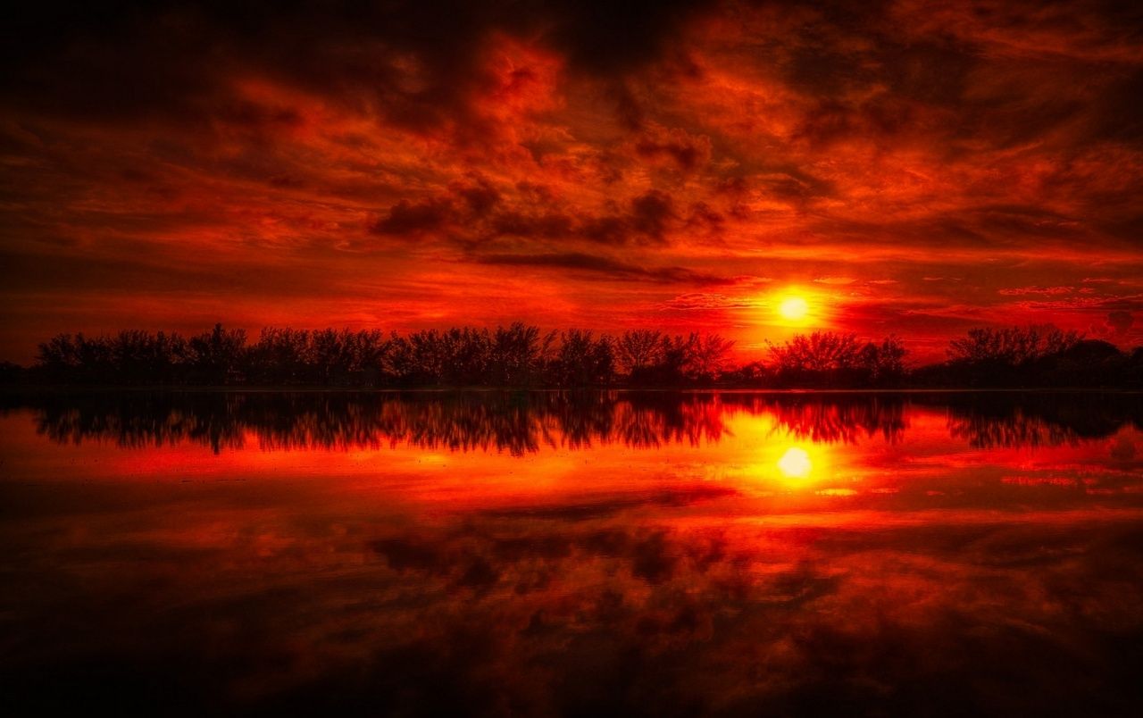 Colorful Red Sunset Wallpapers