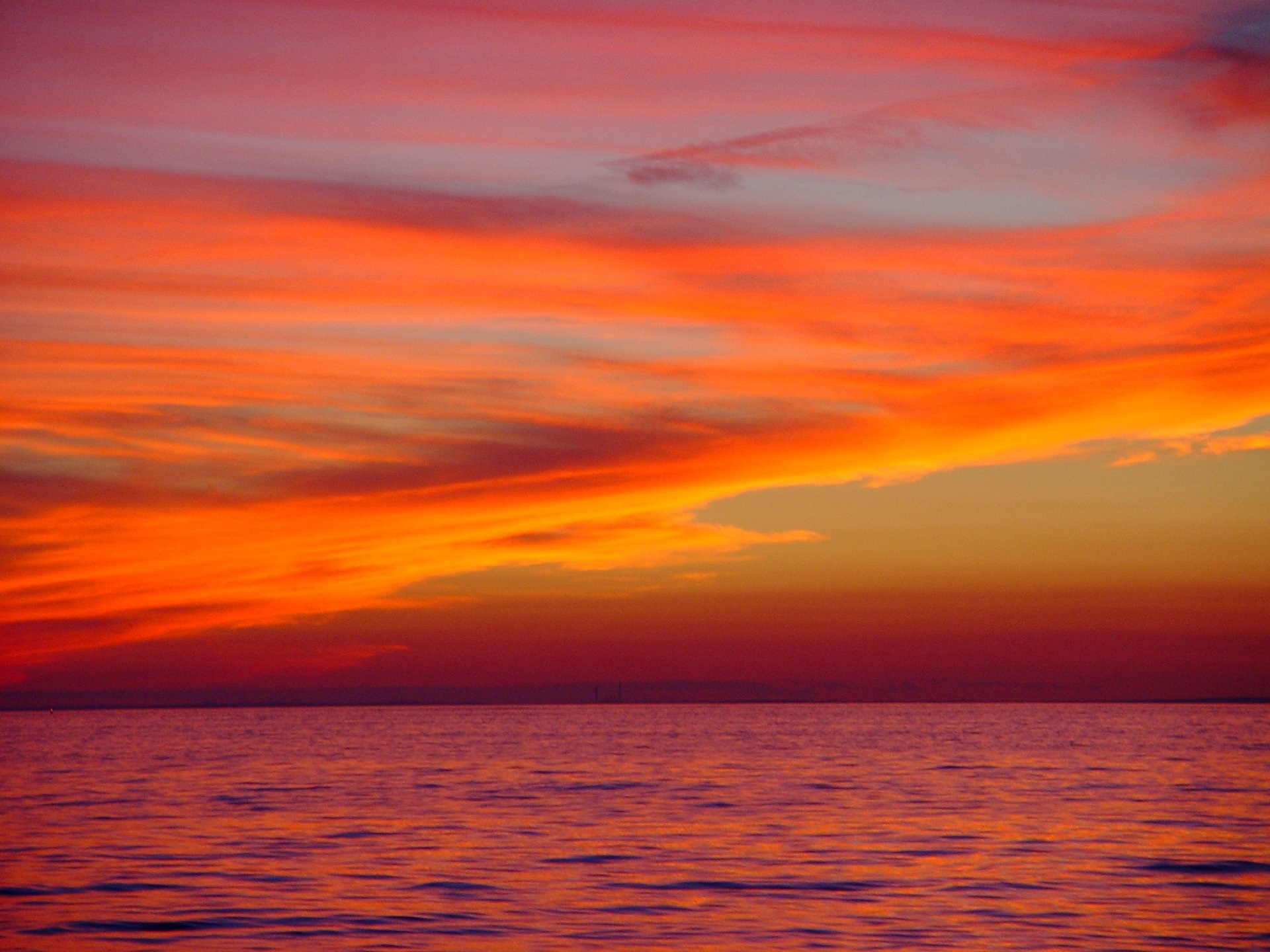 Colorful Sea Sky Clouds Wallpapers