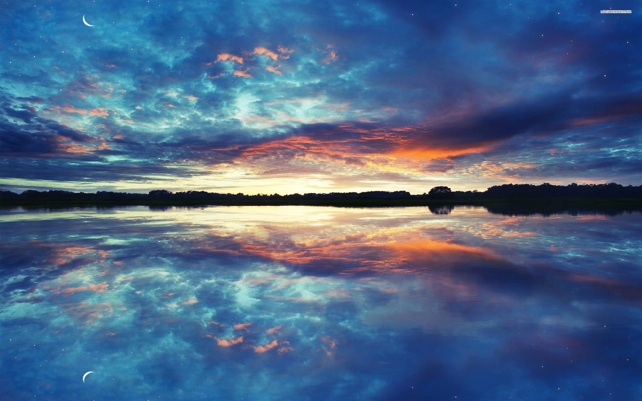 Colorful Sky Near Lighthouse Wallpapers