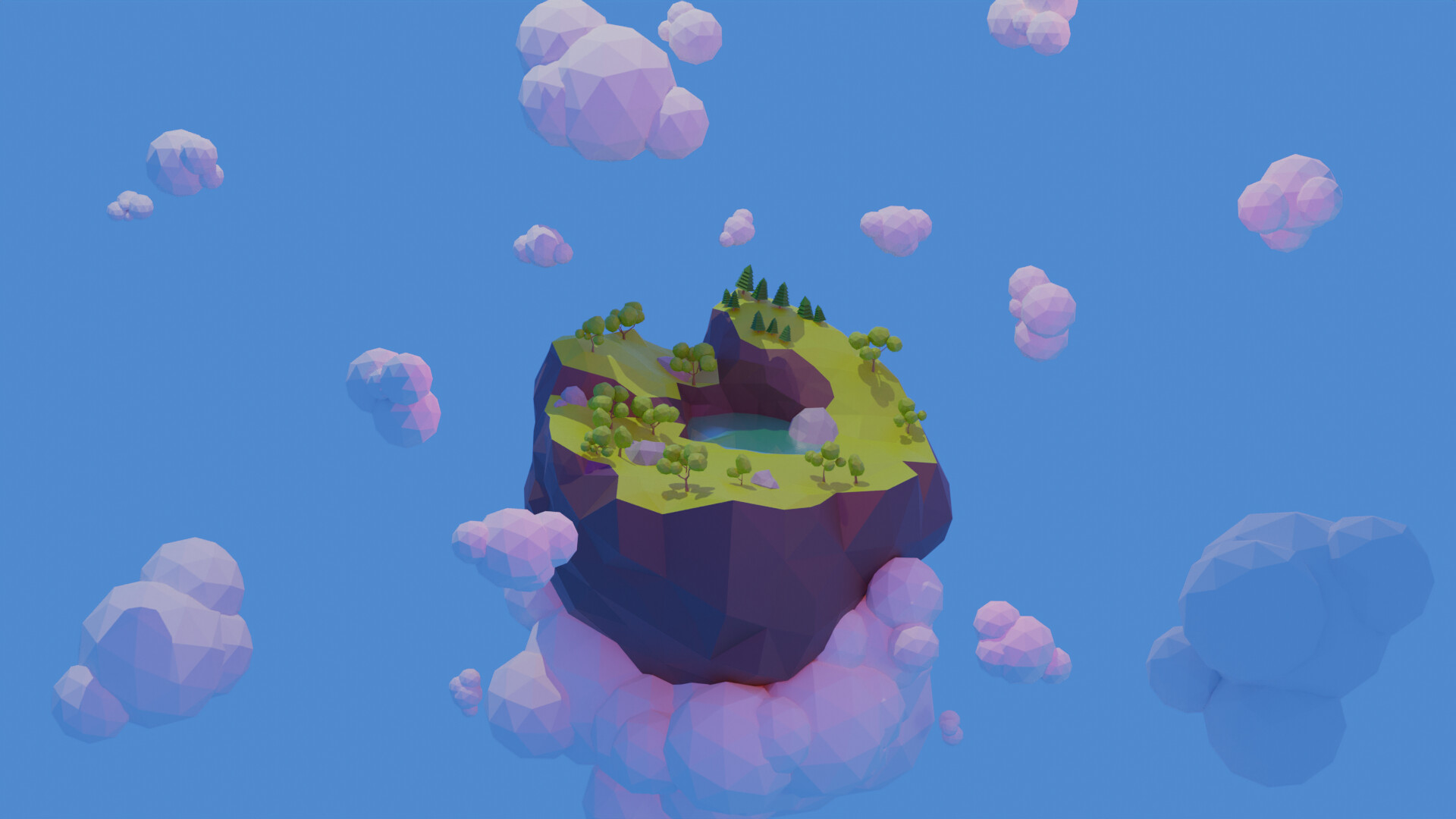 Cool Floating Island Wallpapers