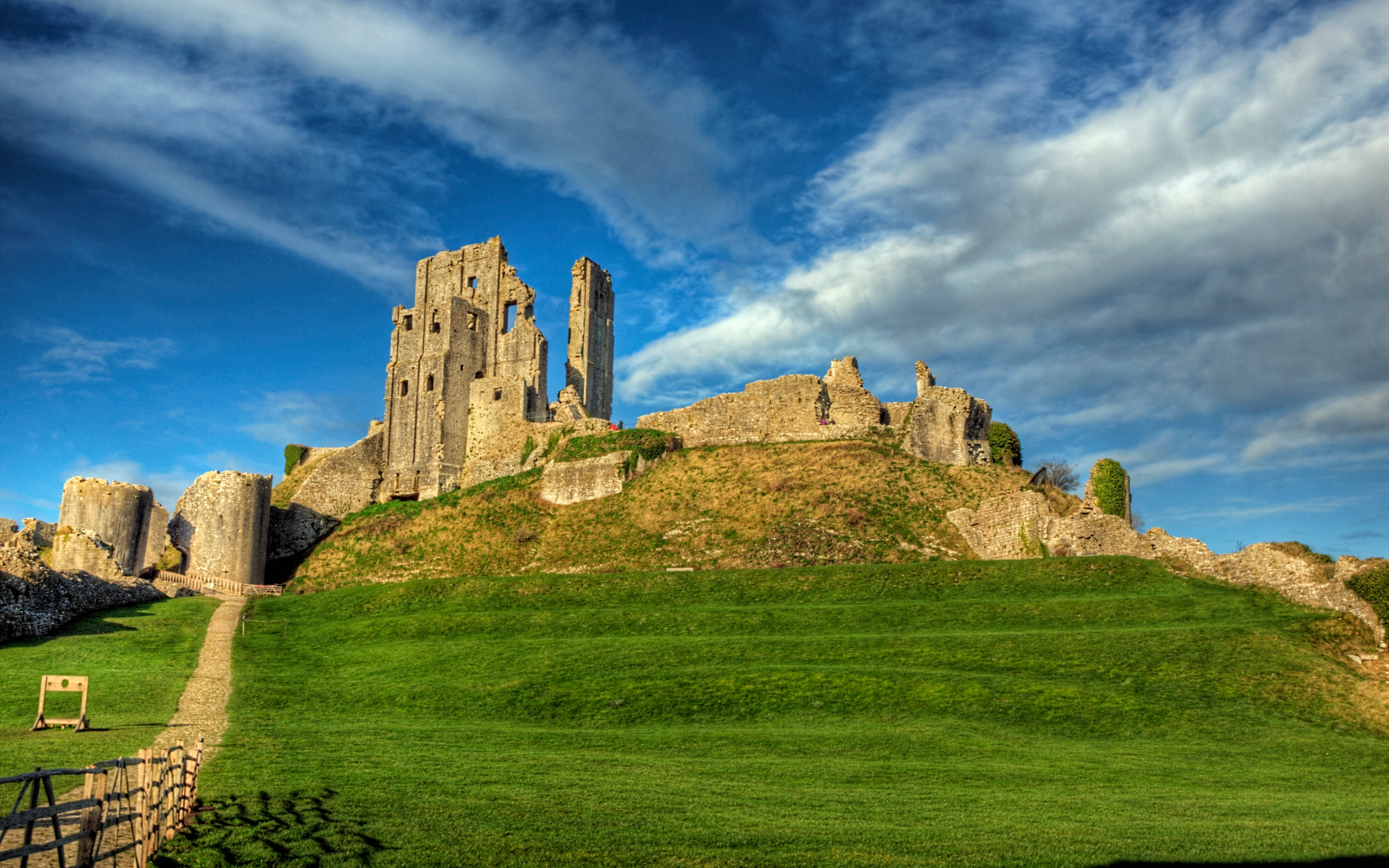 Corfe Castle England Wallpapers