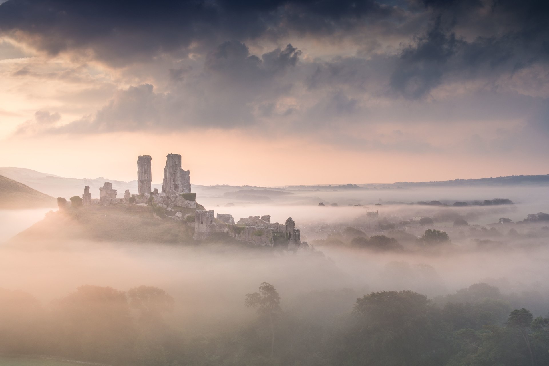 Corfe Castle England Wallpapers