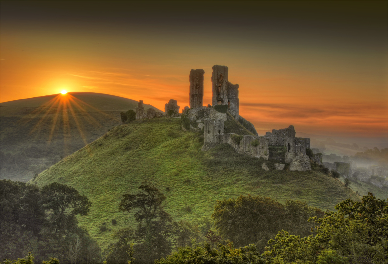 Corfe Castle England Wallpapers