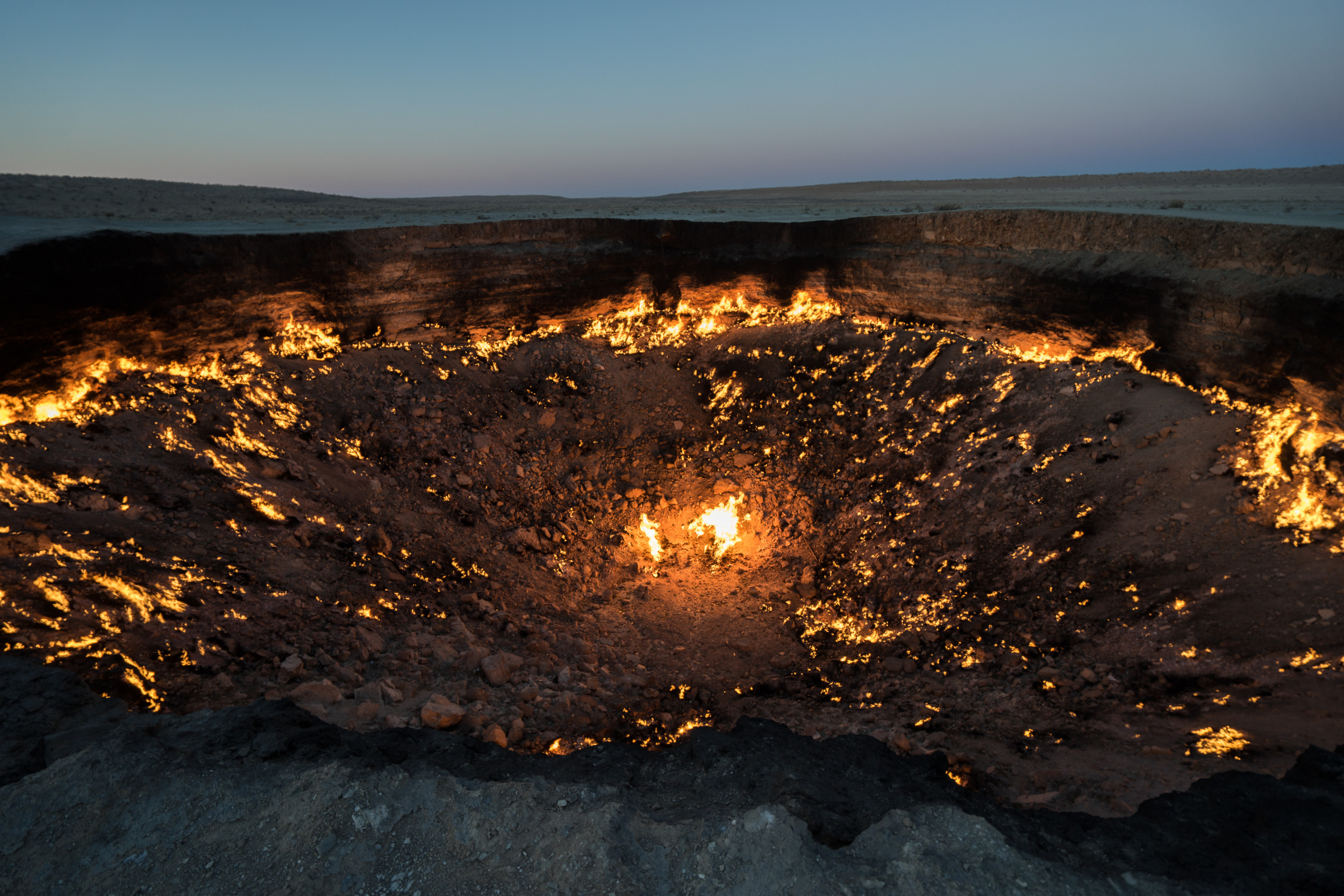 Darvaza Gas Crater Wallpapers