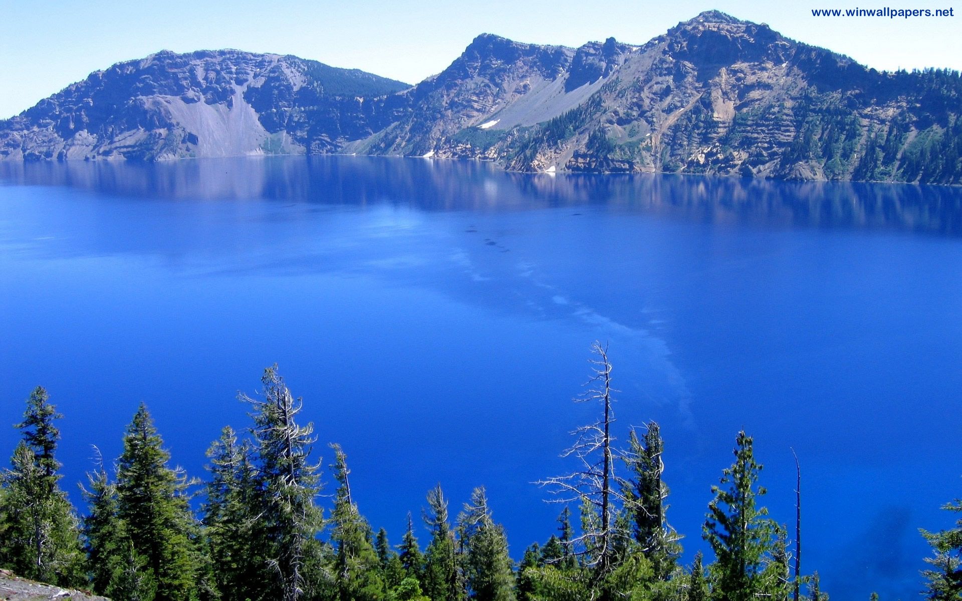 Deep Blue Lake Wallpapers