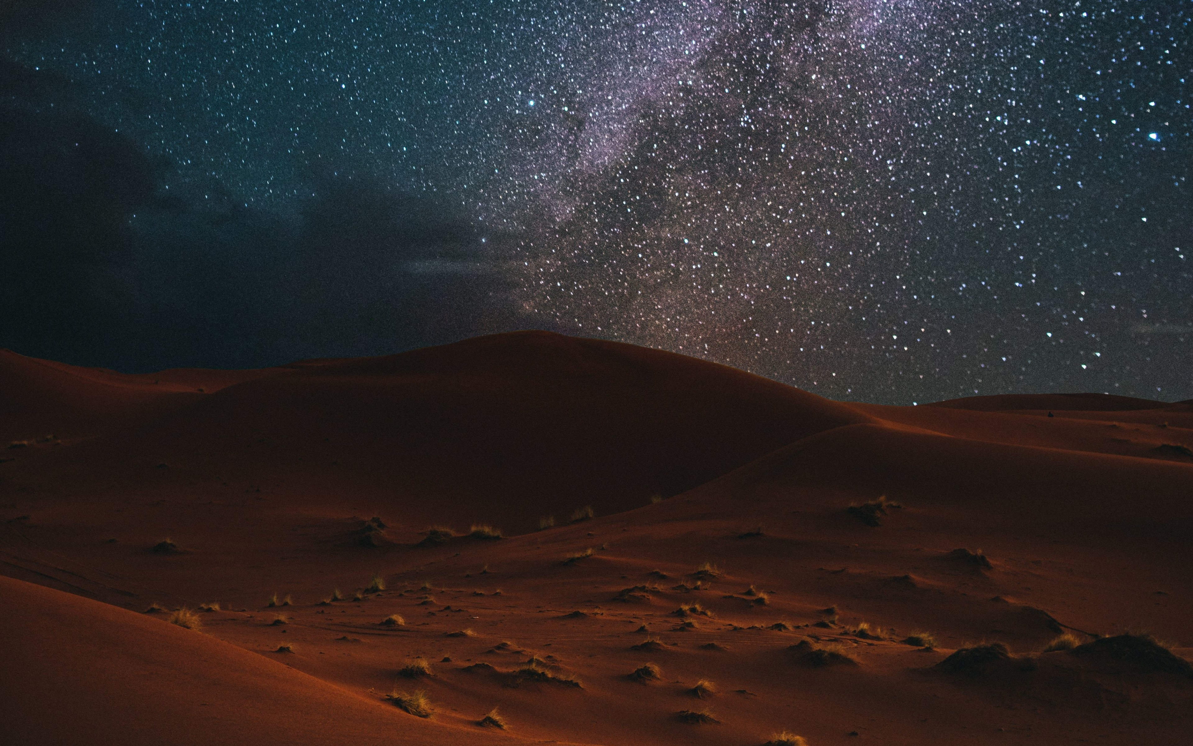 Desert Starry Night Wallpapers