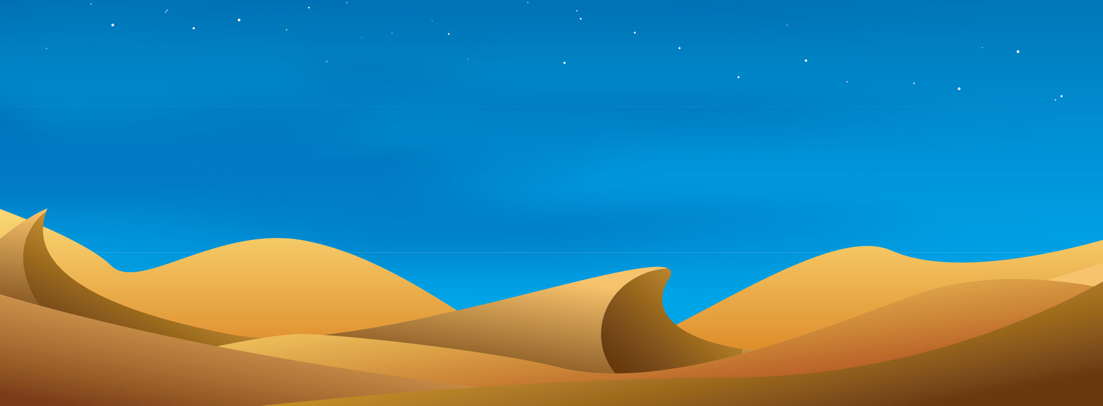 Desert Starry Night Wallpapers