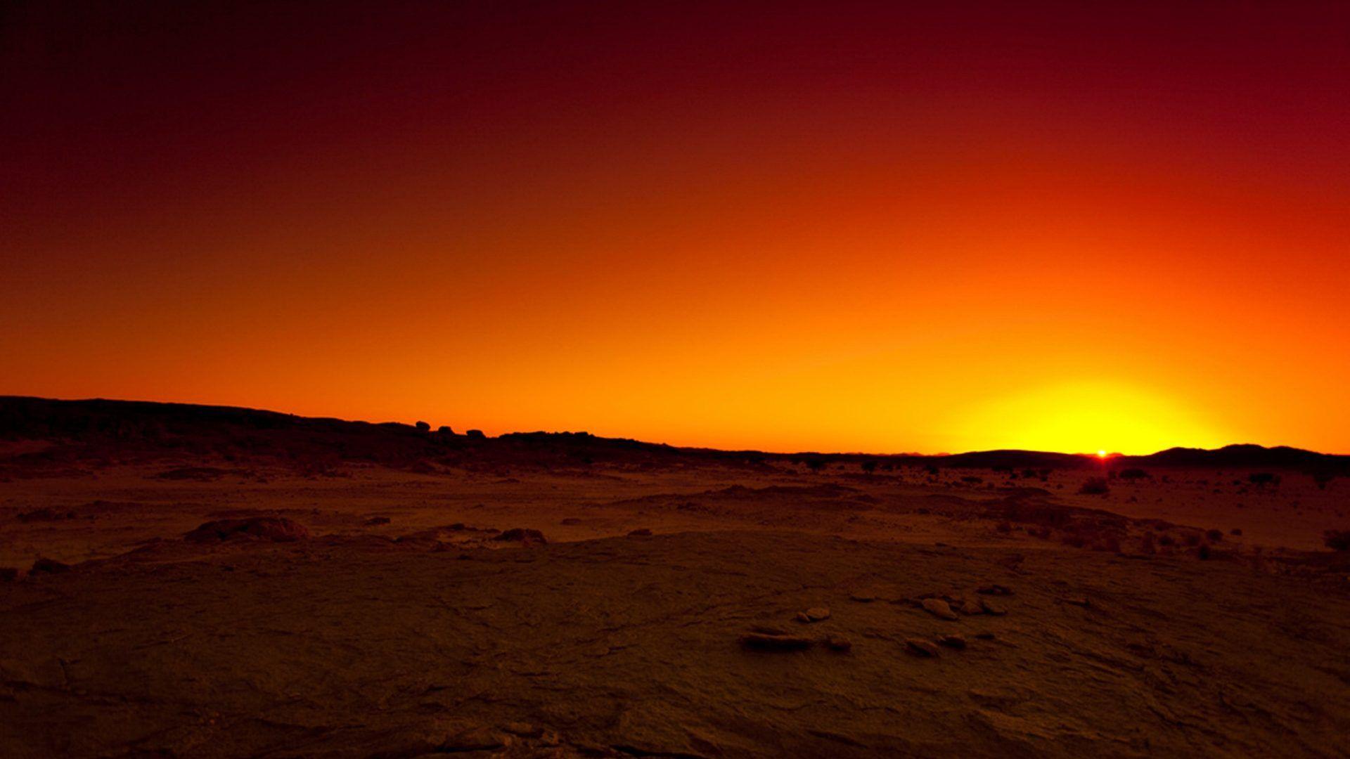 Desert Tassili Sunrise Algeria Wallpapers