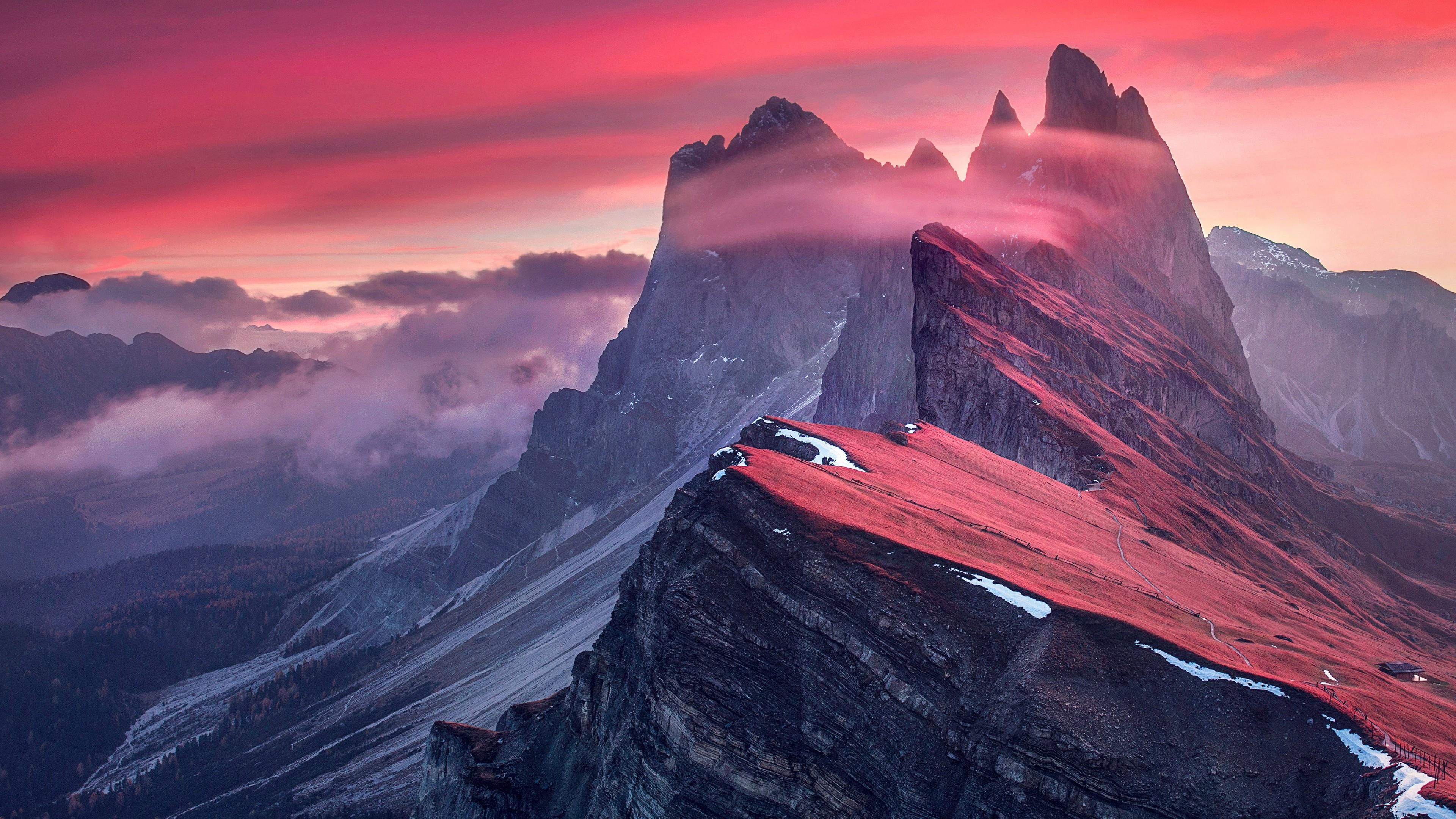 Dolomites Mountain Range Wallpapers