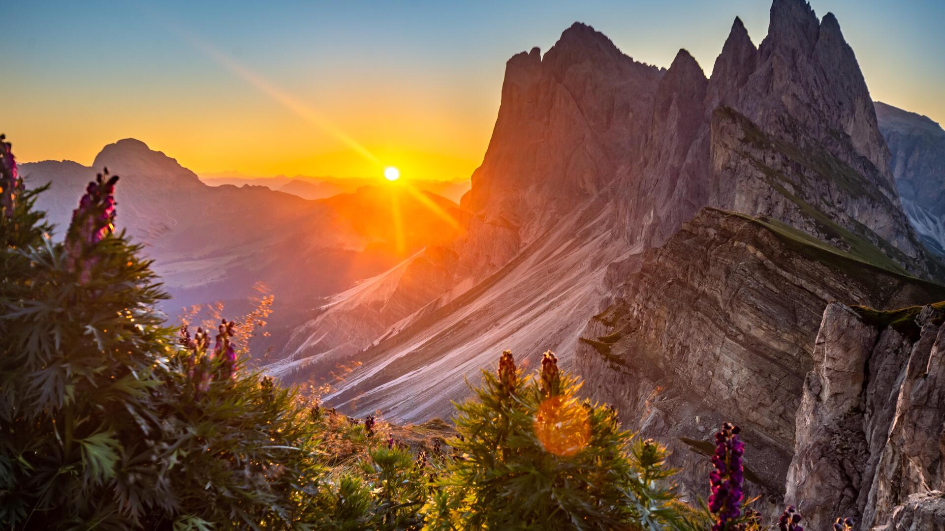 Dolomites Mountain Range Wallpapers