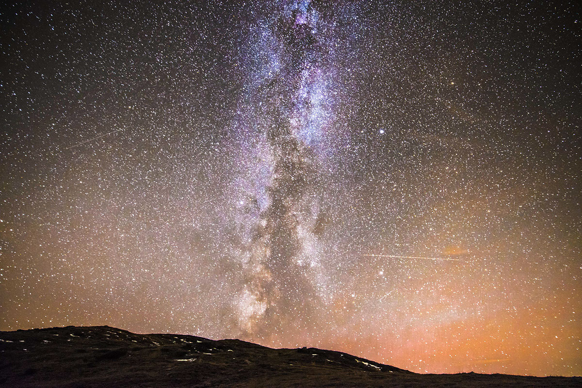 Dolomites Mountains Milky Way Wallpapers