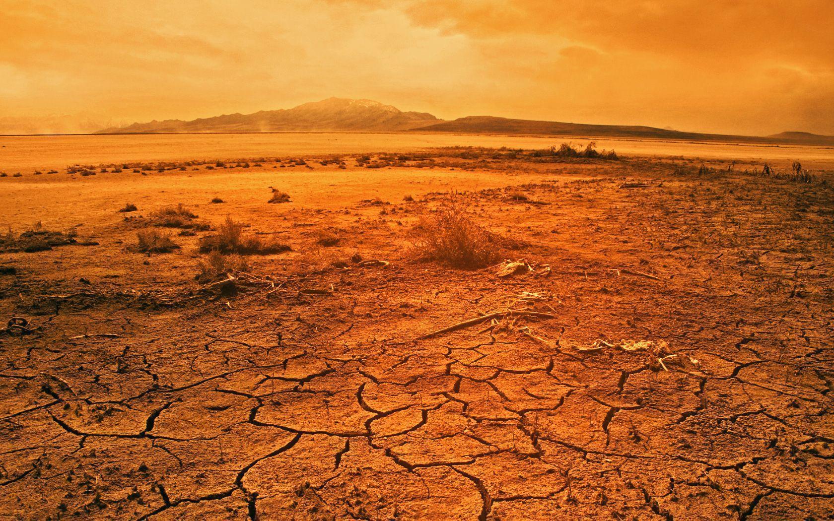 Drought Desert Landscape Wallpapers