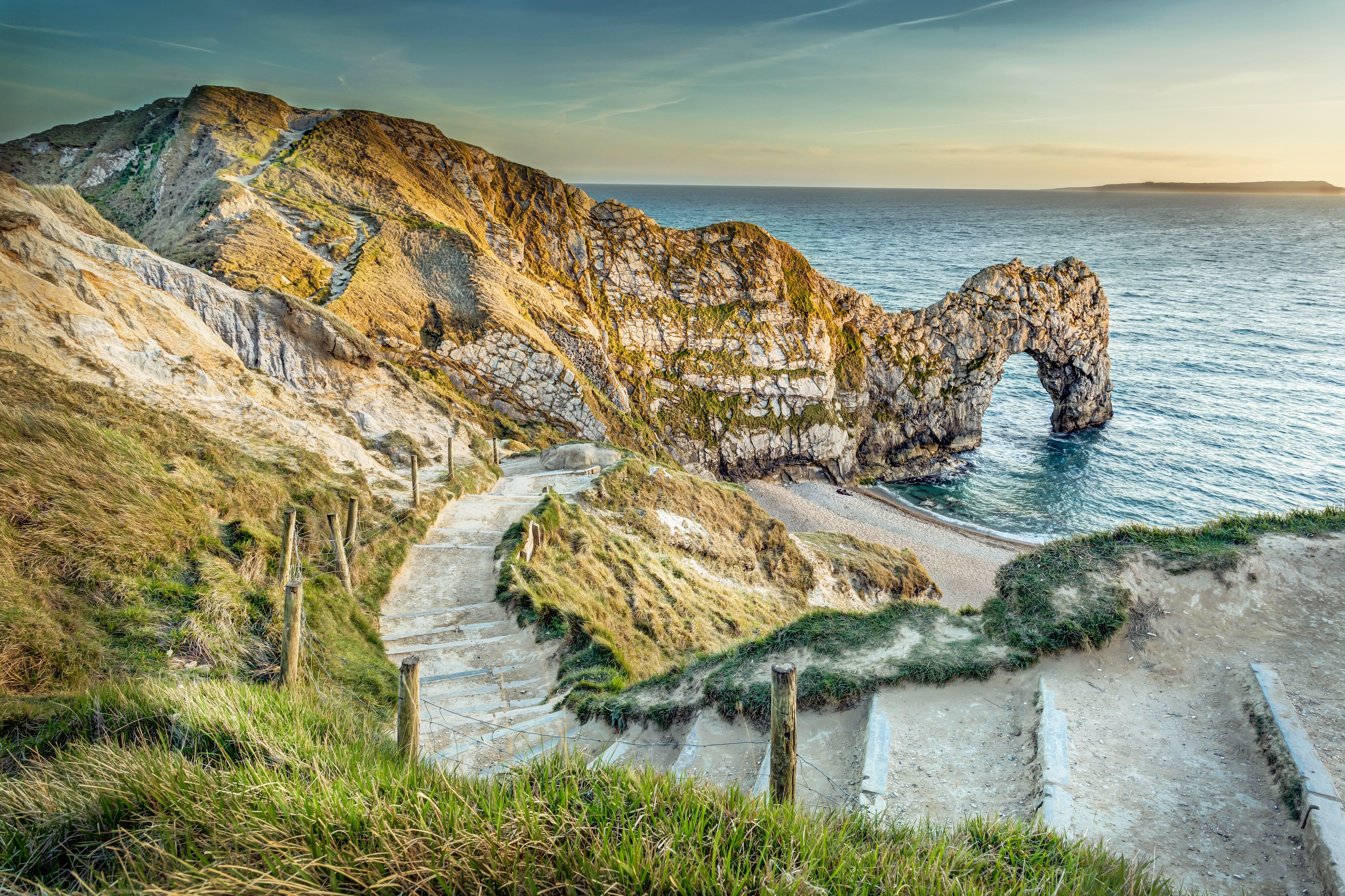 Durdle Door England 4K Wallpapers