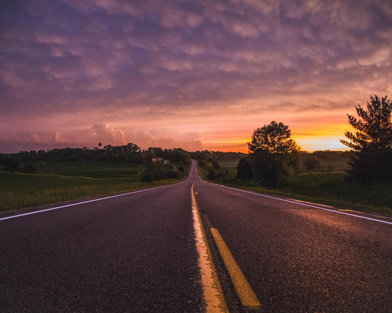 Empty Road Wallpapers