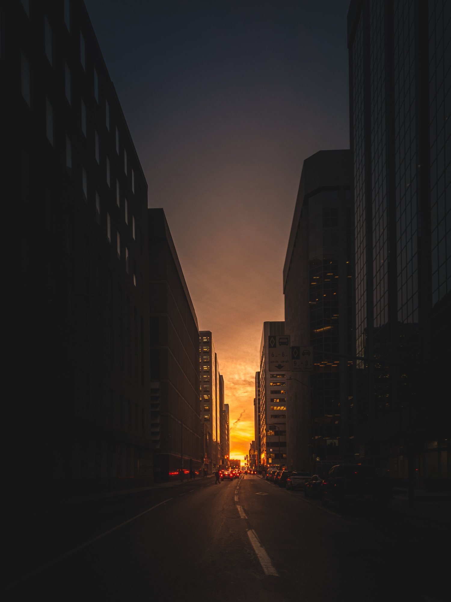 Empty Road Moon Light And Sunset Wallpapers