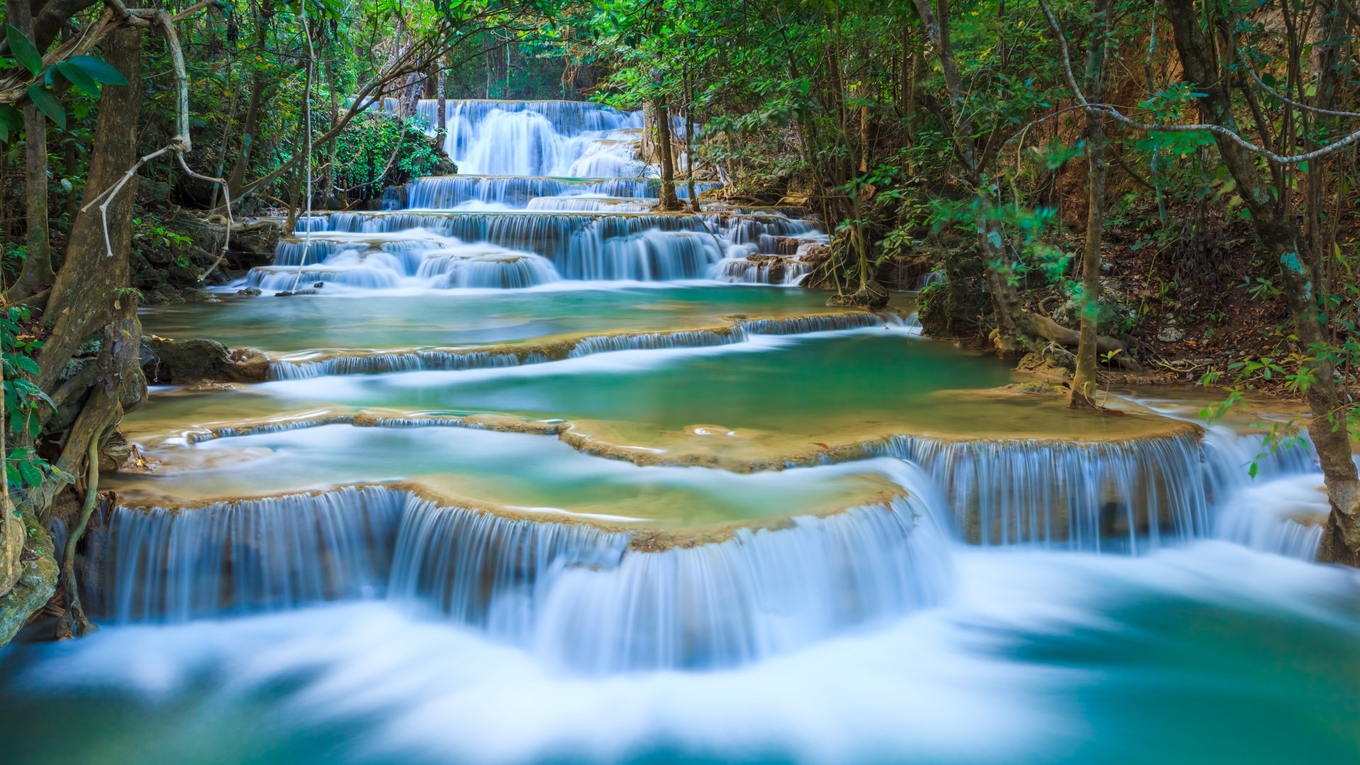 Erawan Waterfall Wallpapers