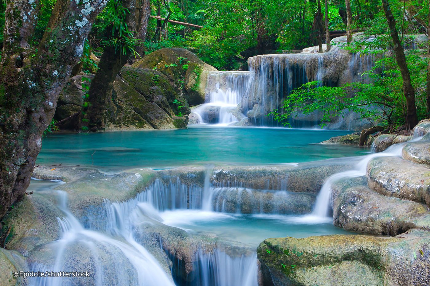 Erawan Waterfall Wallpapers