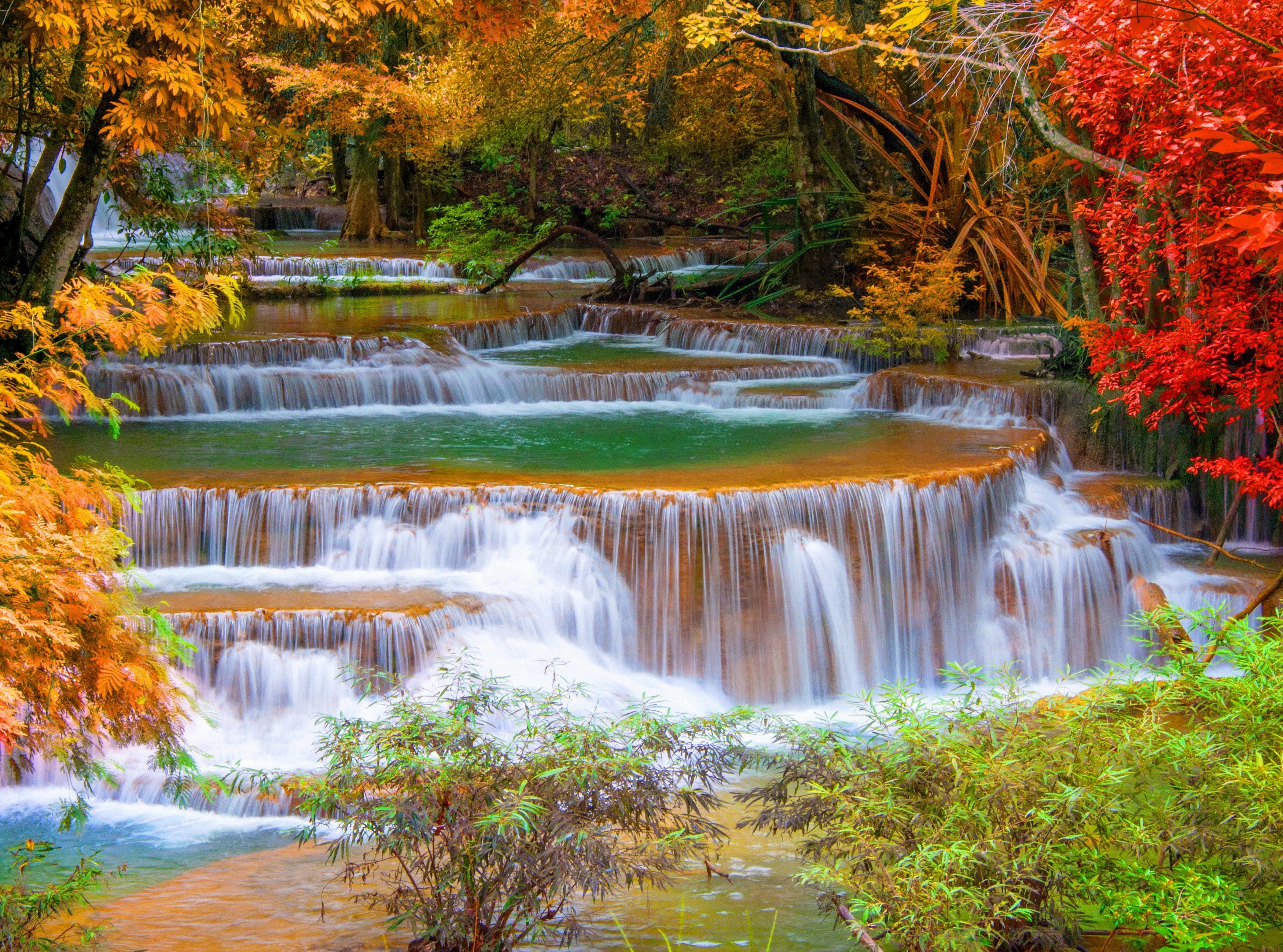 Erawan Waterfall Wallpapers