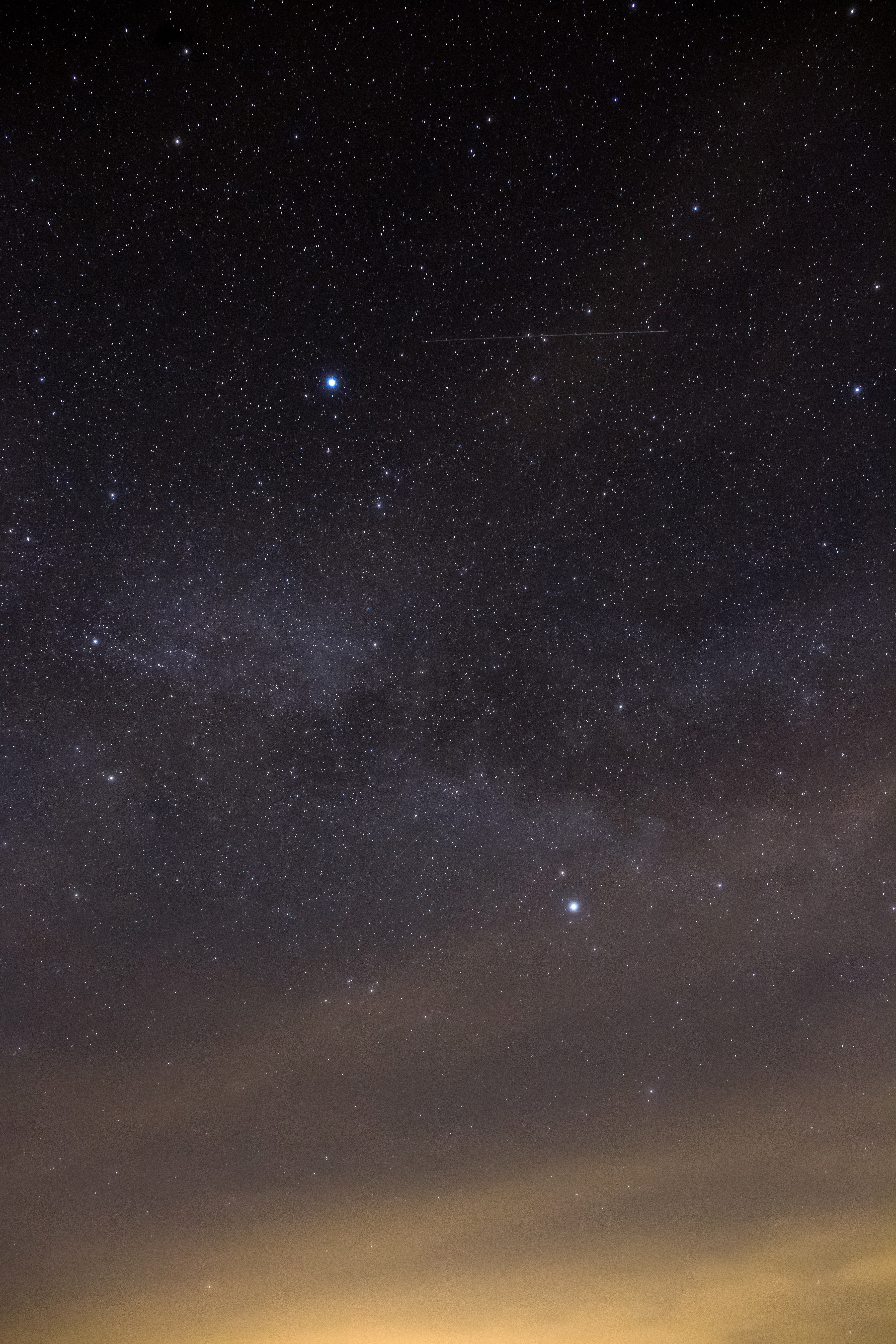 Erupting Volcano With Milky Way As A Back Drop Wallpapers